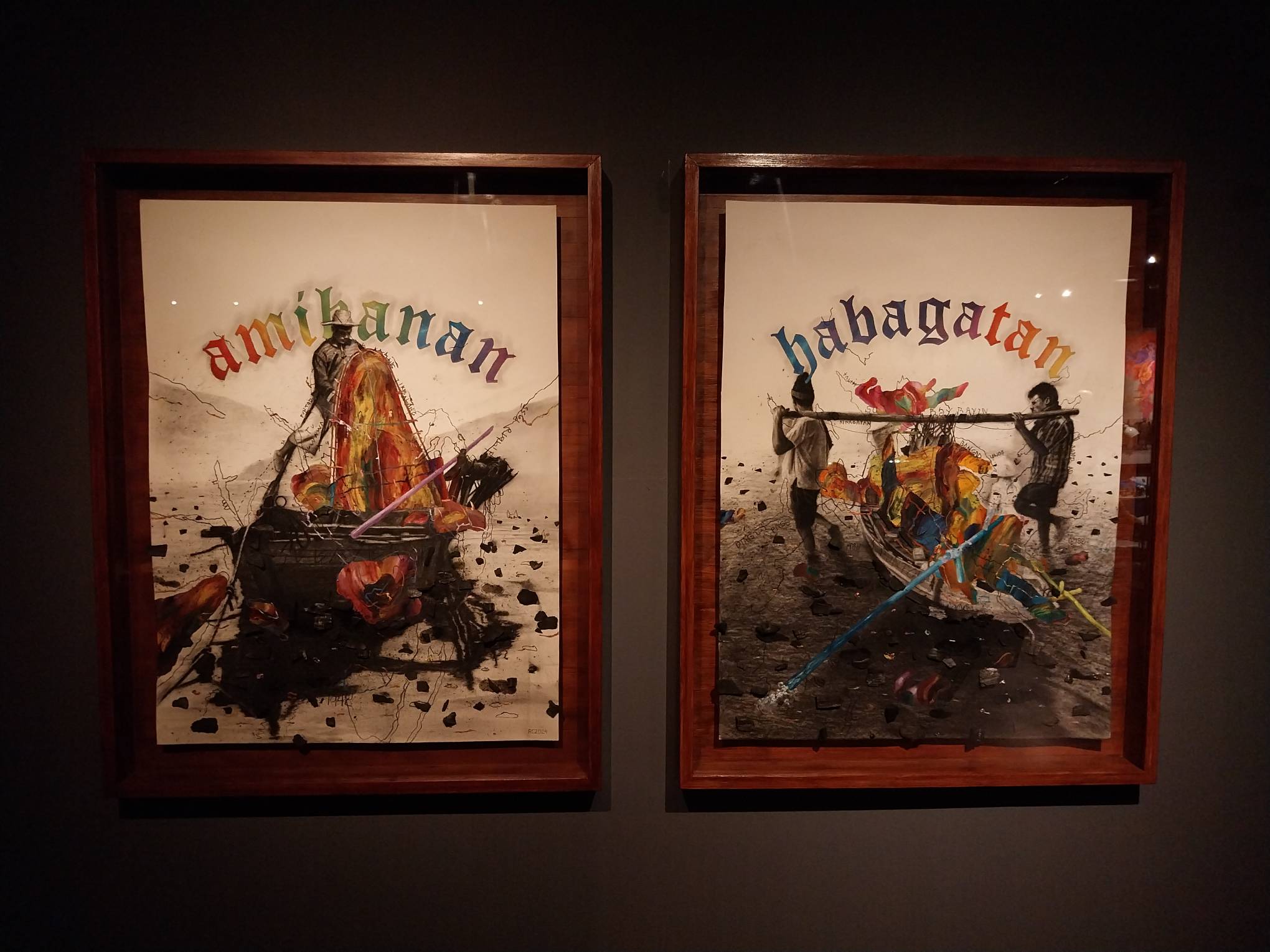 20250107_092348 - BluPrint Two paintings by Ateneo Art Awards winner Ronson Culibrina.