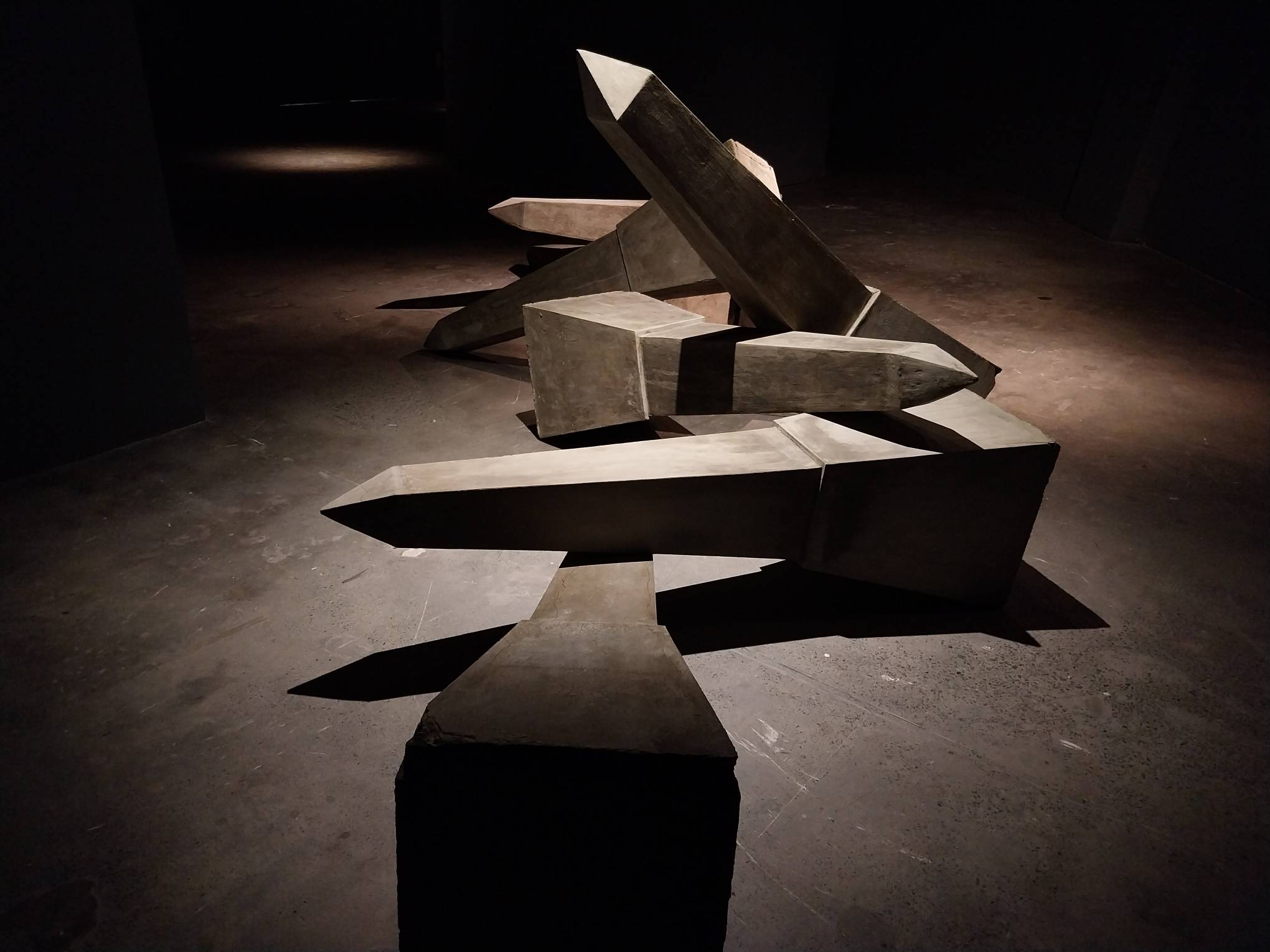 20250107_093627 - BluPrint "Untitled (Obelisks)" by Ateneo Art Awards winner Christina Lopez.