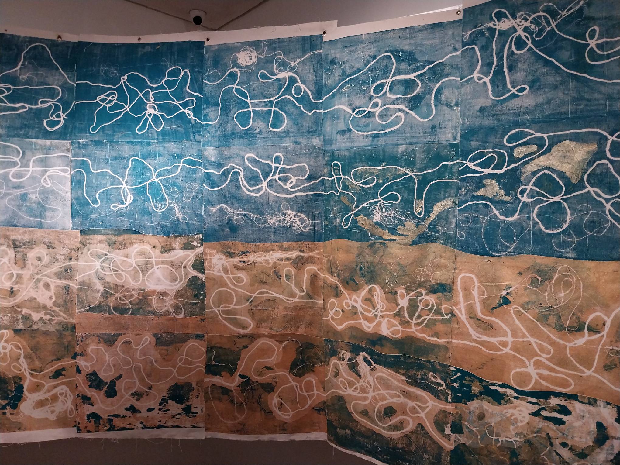 Detailed look of Tosha Albor's work for Artinformal.