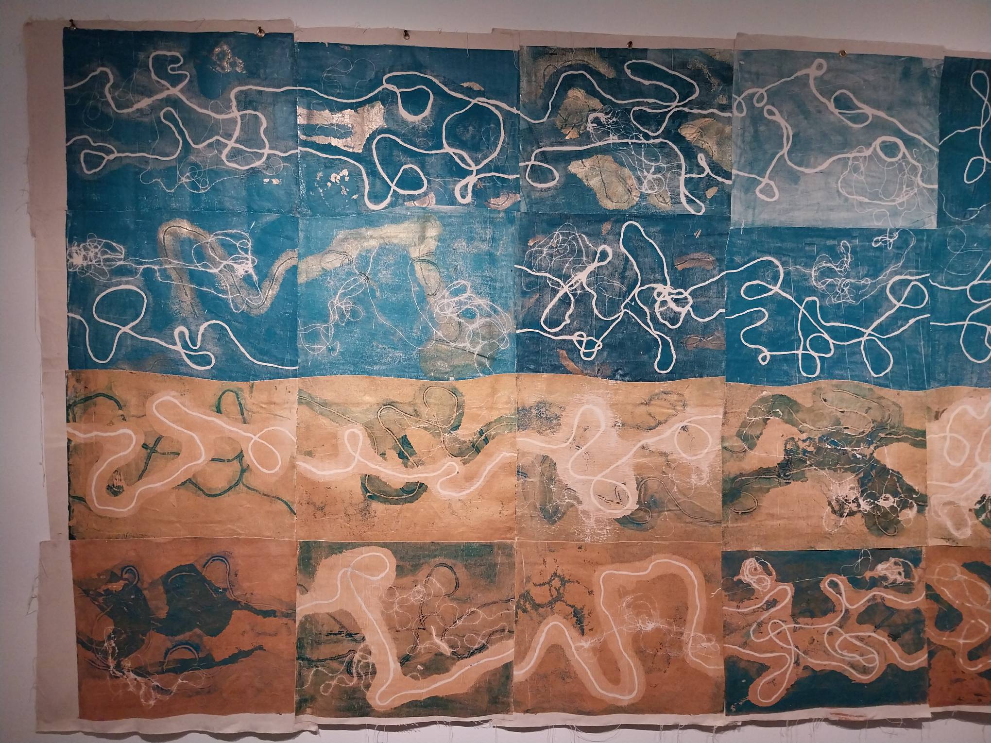 Detailed look of Tosha Albor's work for Artinformal.