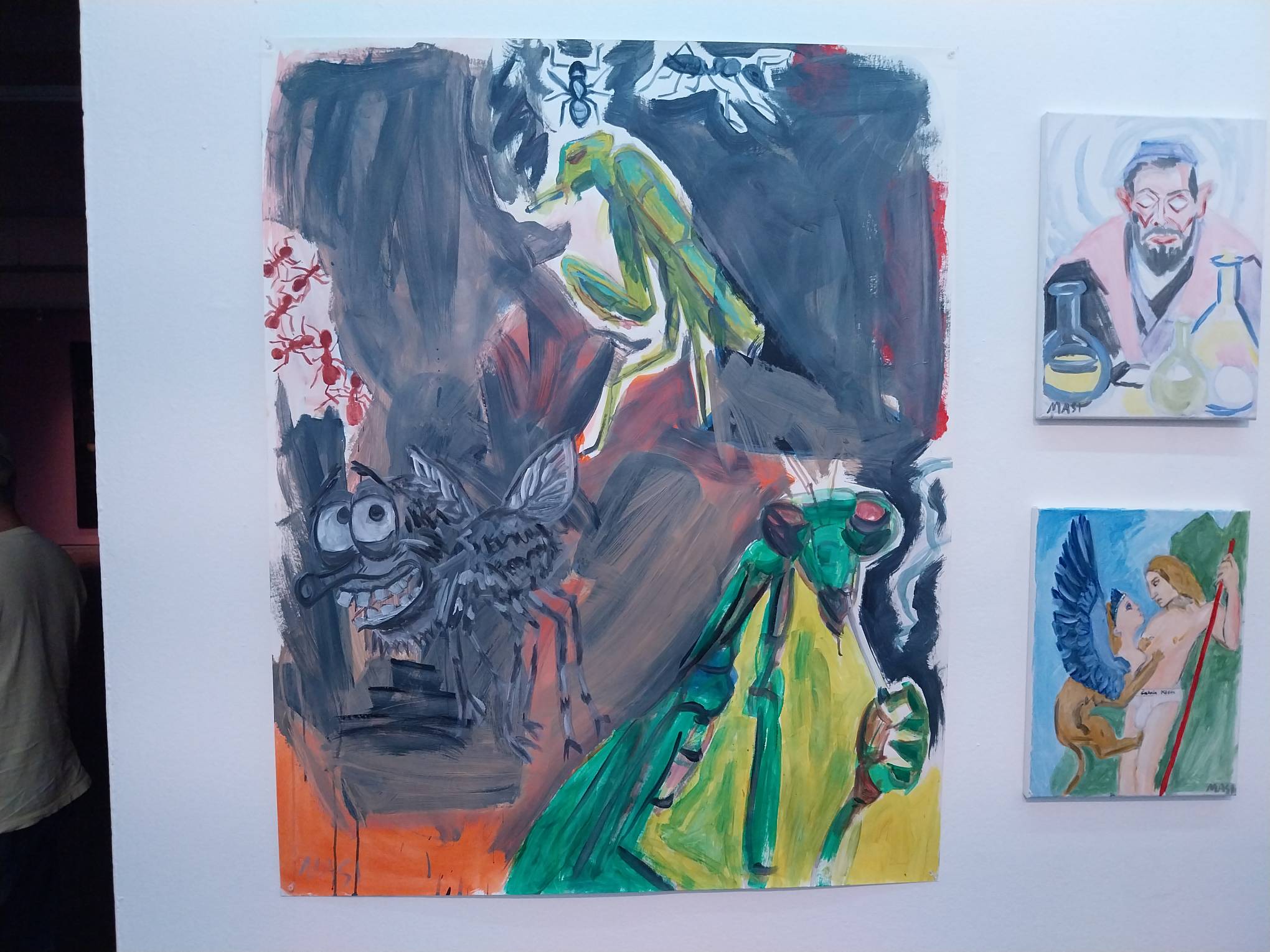 Masi Oliveria's work for "Freak Off" at Artinformal Gallery.