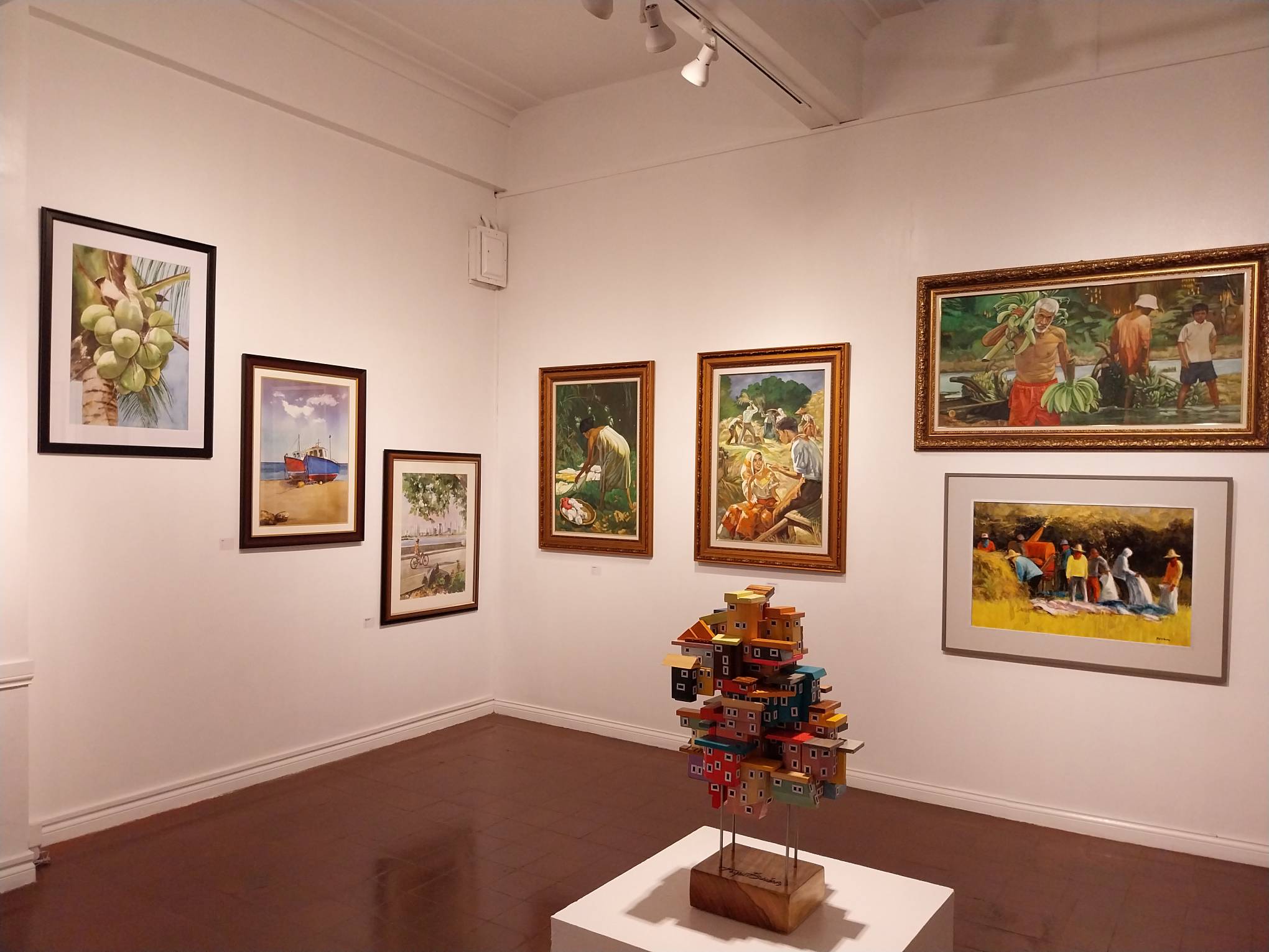 Multiple works showcased for "Resolutions."