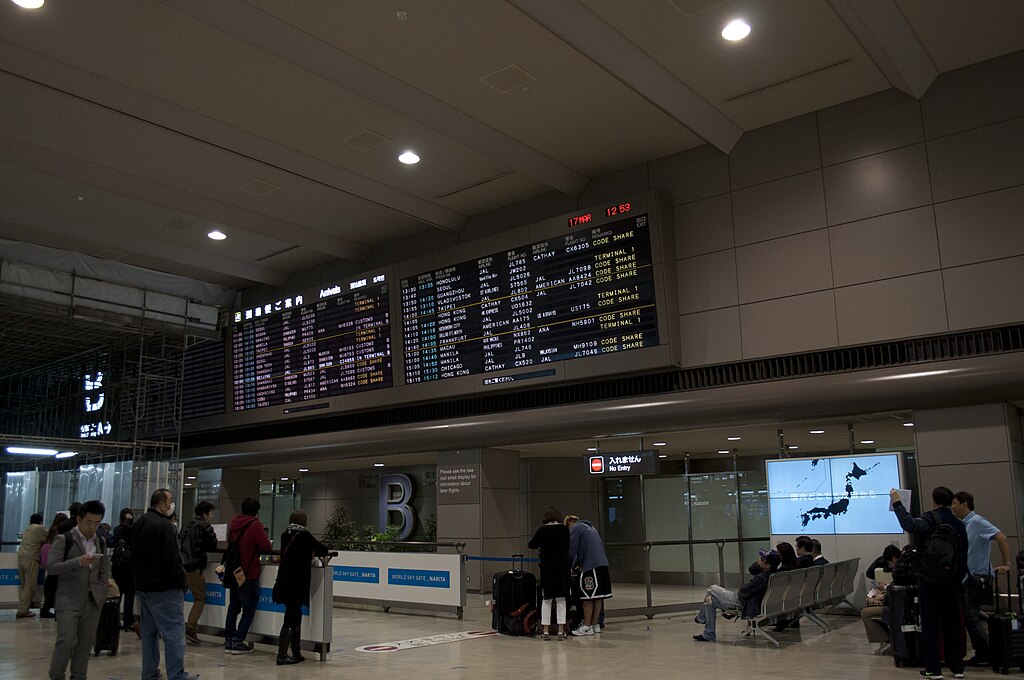 An airport terminal arrival gate. Photo by Chihaya Sta. Source: Wikimedia Commons.