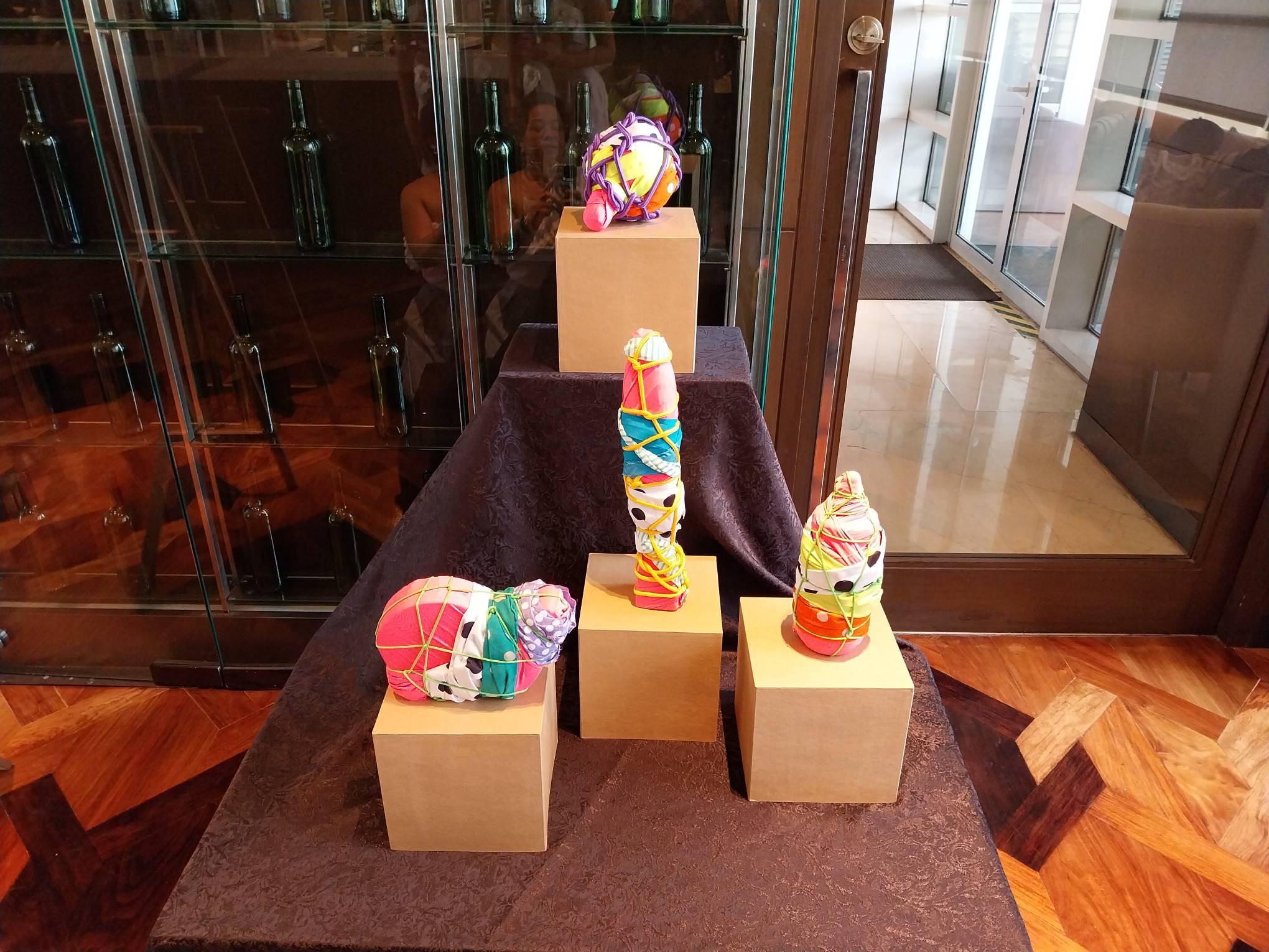 Works by Kulay Laibitigan for "Lakbay: Voyages Into the Absolute." Photo by Elle Yap.