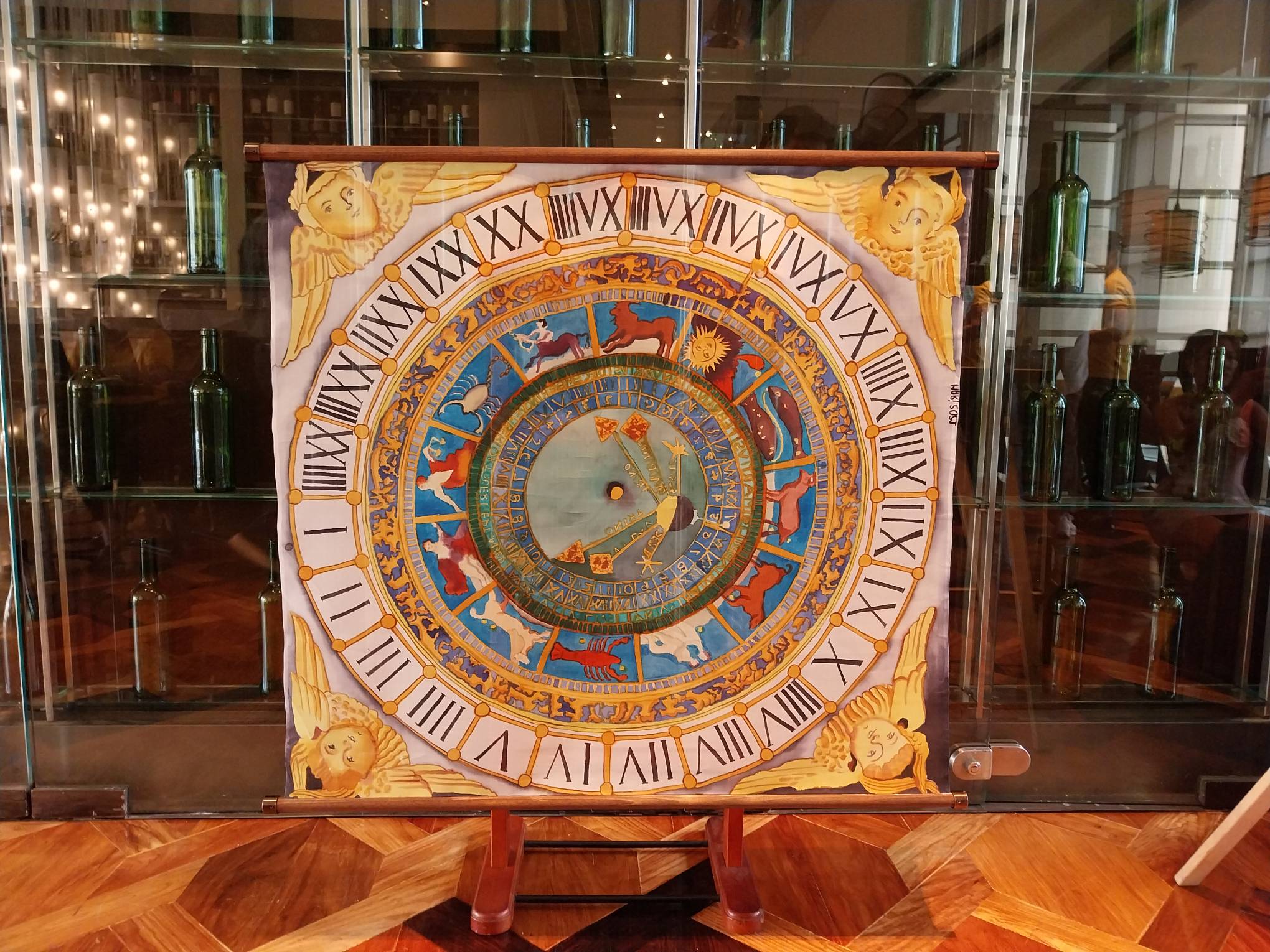 Artwork by Marissa Gonzalez for the Nena Saguil exhibit "Lakbay: Voyages Into the Absolute." Photo by Elle Yap.