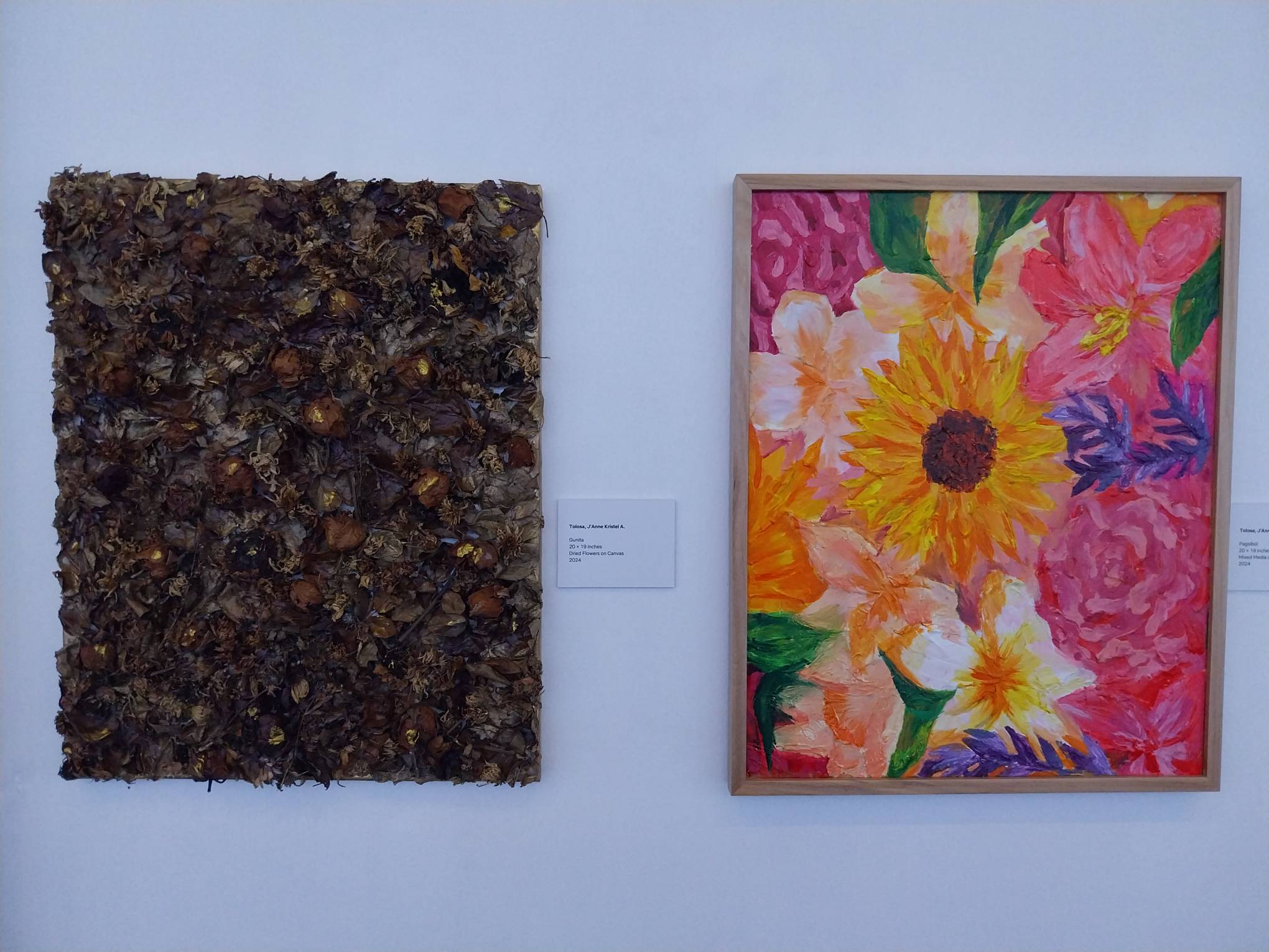 "Gunita" and "Pagsibol" by J’Anne Kristel Tolosa.