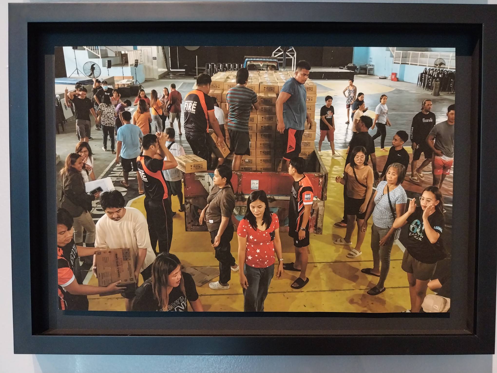 A work shown at "I/Lands" by FotomotoPH at the Ayala Museum.