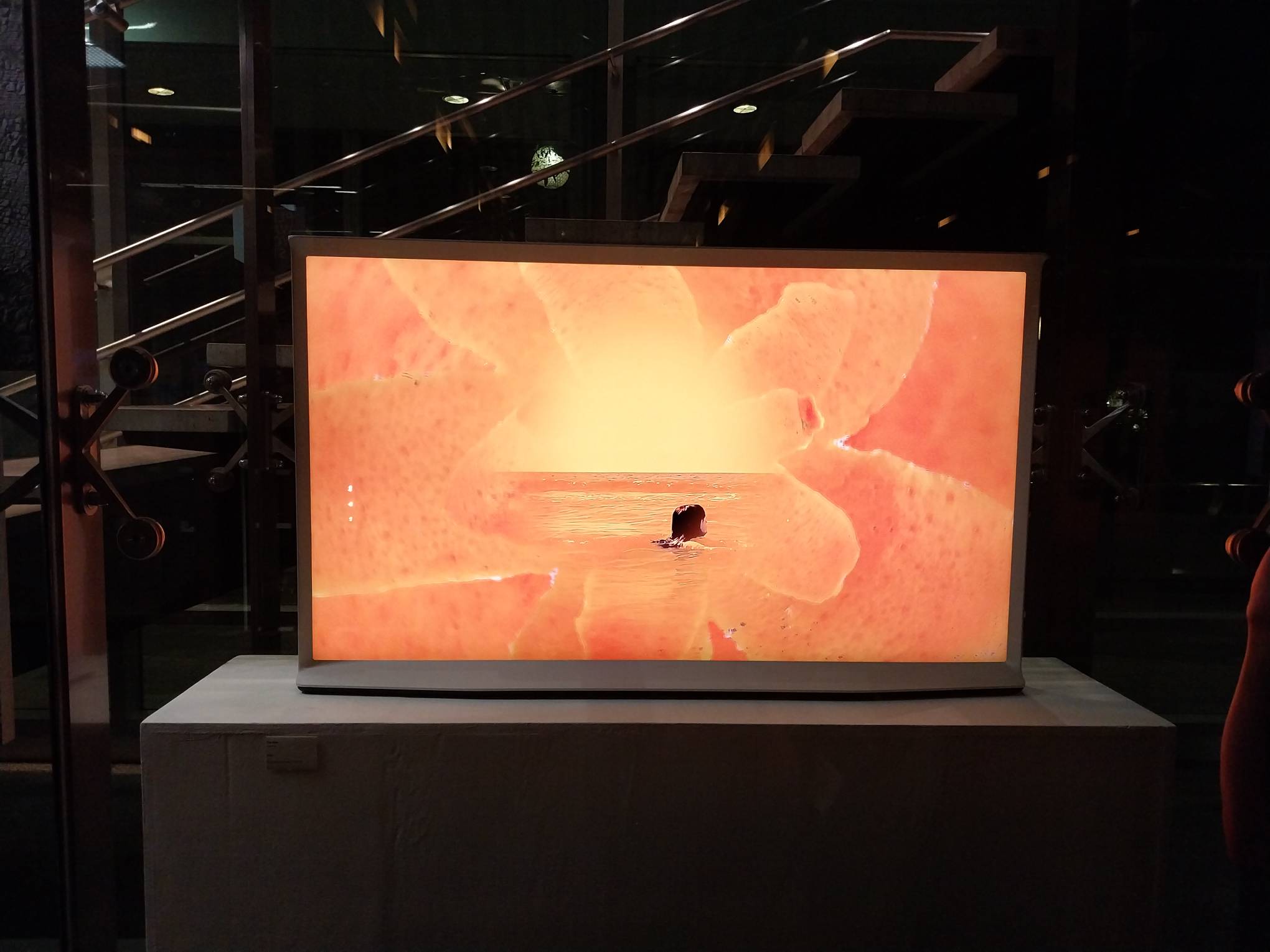 Image shown for "Centrefold," the side exhibit shown alongside "I/Land."