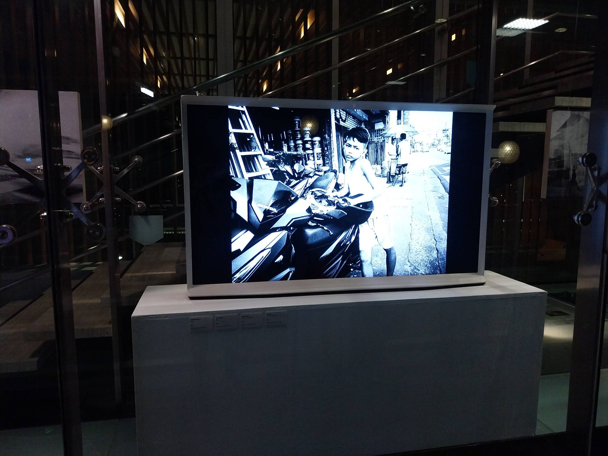 Image shown for "Centrefold," the side exhibit shown alongside "I/Land."