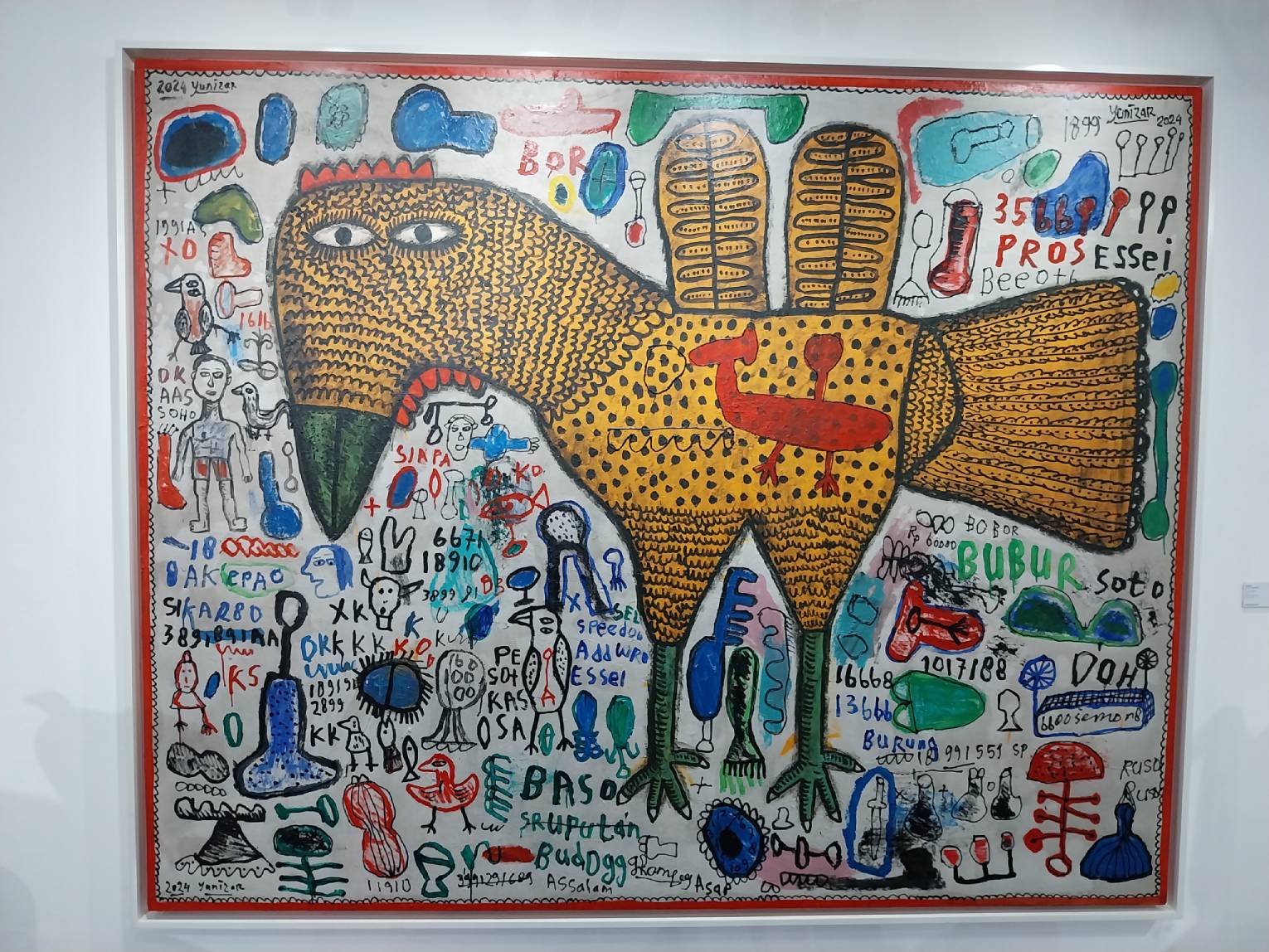 Work shown by Gajah Gallery for Art Fair Philippines. Photo by Elle Yap.