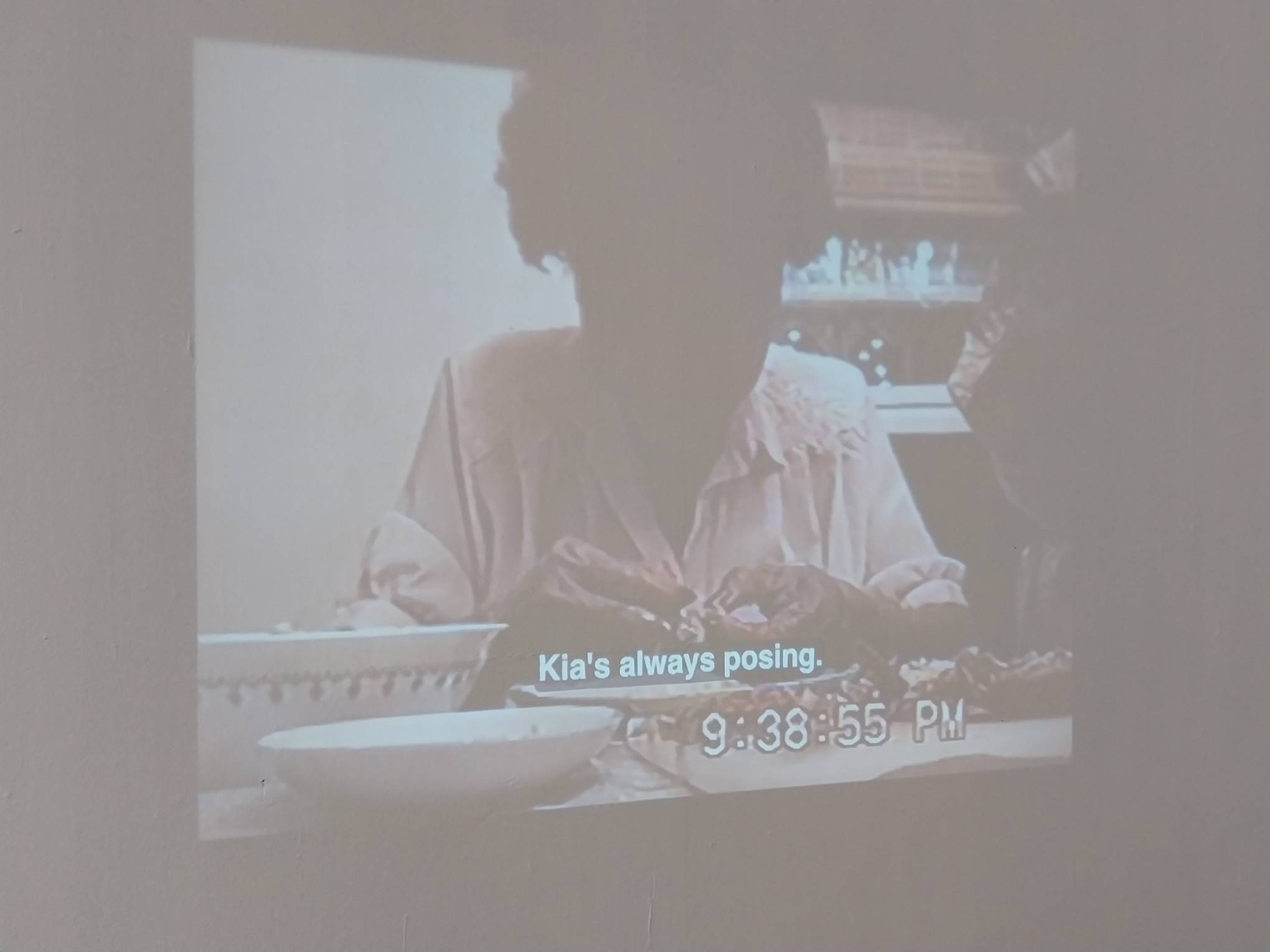 Kia LaBeija's grandmother in a screenshot of a video for "Gloss with A Purpose."