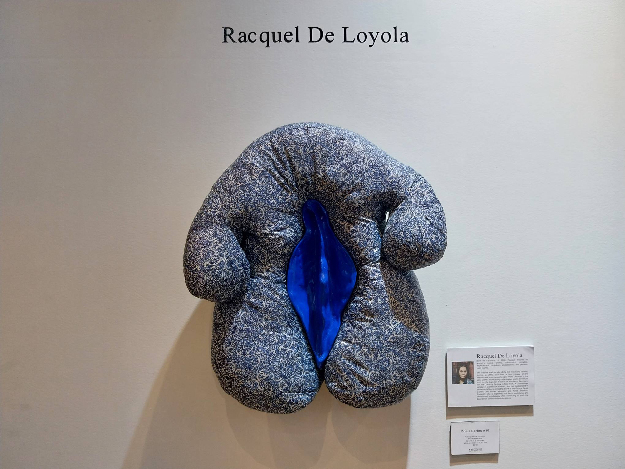 A work by Racquel De Loyola for "Bloom."