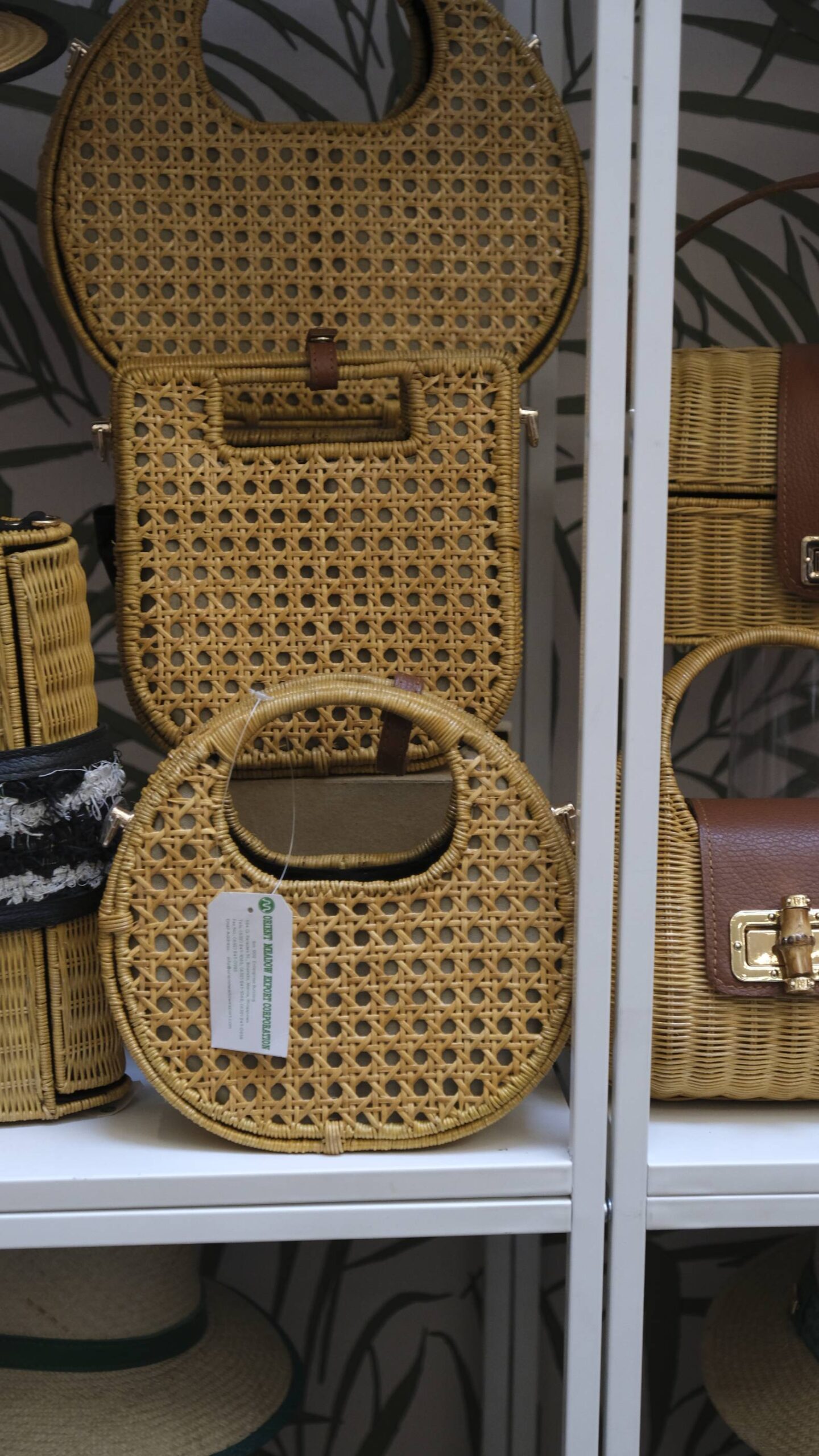 Wicker bag design for ArteFino Resorts 2025.