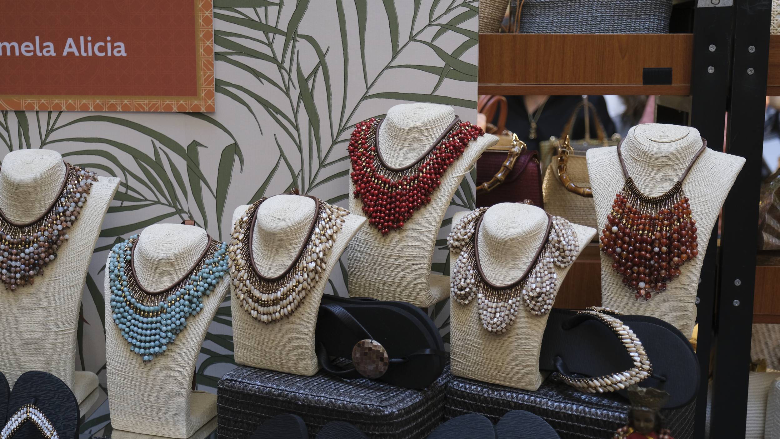 Some of the jewelry available during ArteFino Resort 2025.