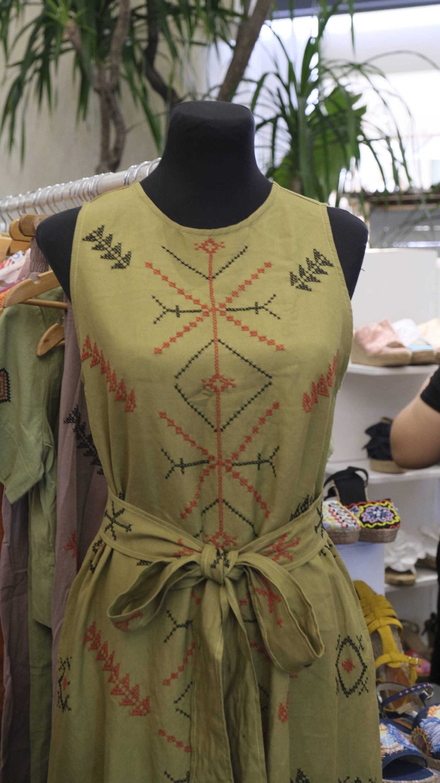 Dress with indigenous design as seen in ArteFino 2025.