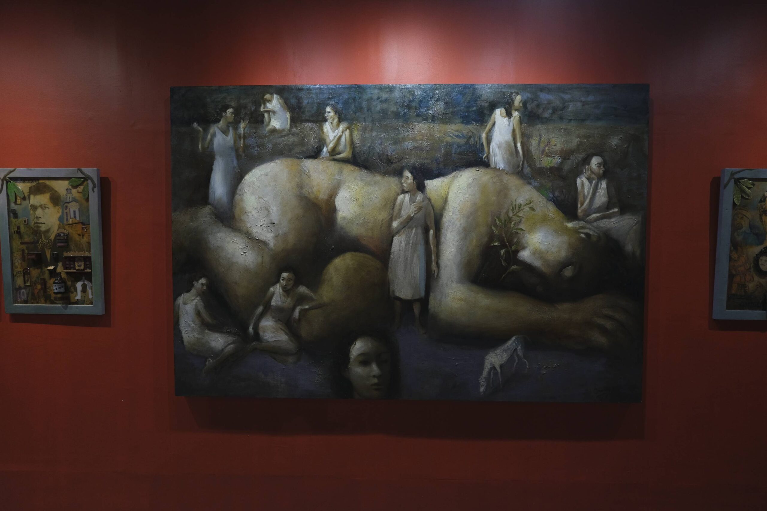 Two paintings by Manny Garibay.