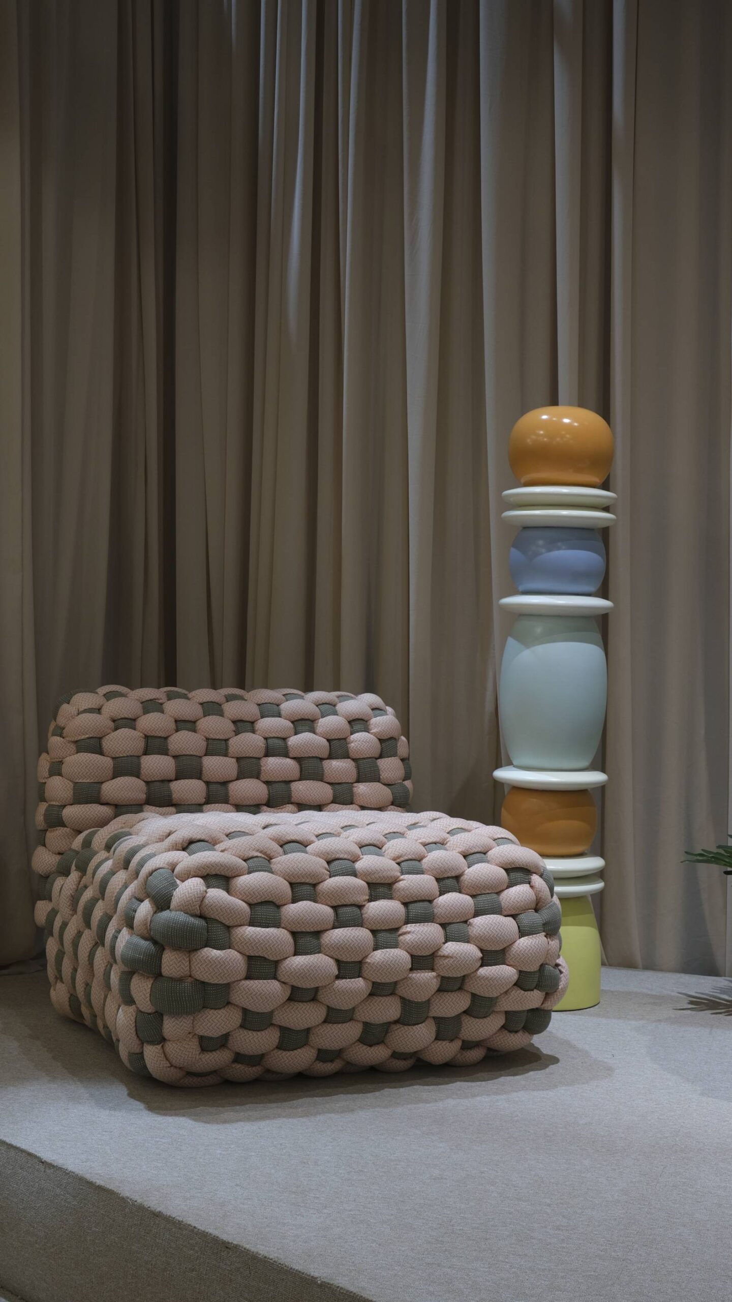 Couch design as shown in an exhibit at Interior + Design Manila 2025 by the PIID.