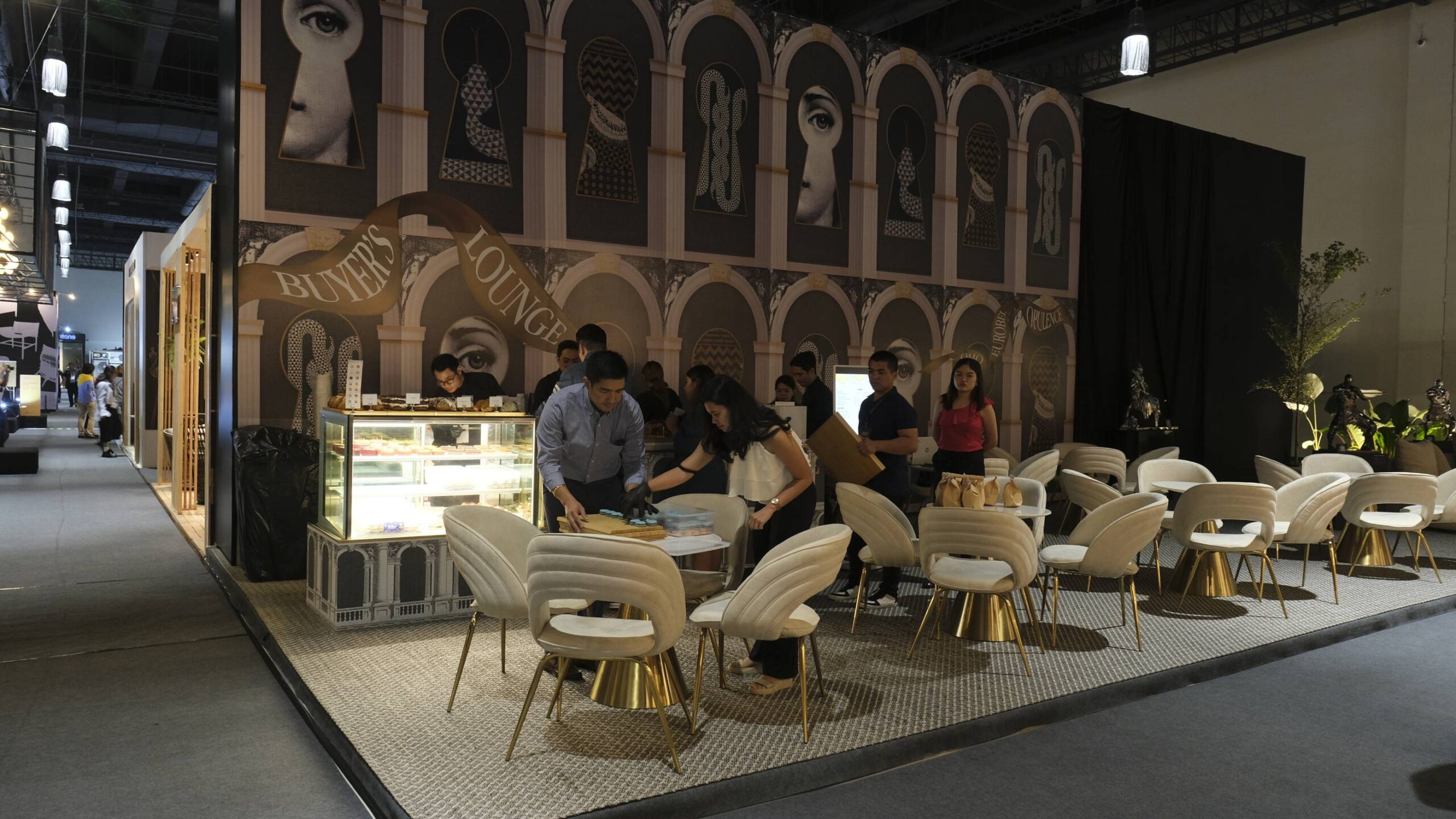 Lounge area for the Interior + Design Manila 2025.