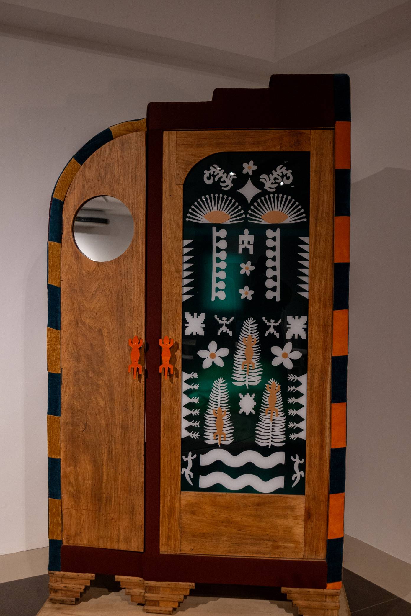 A cabinet as shown in "The Infinite Dot."