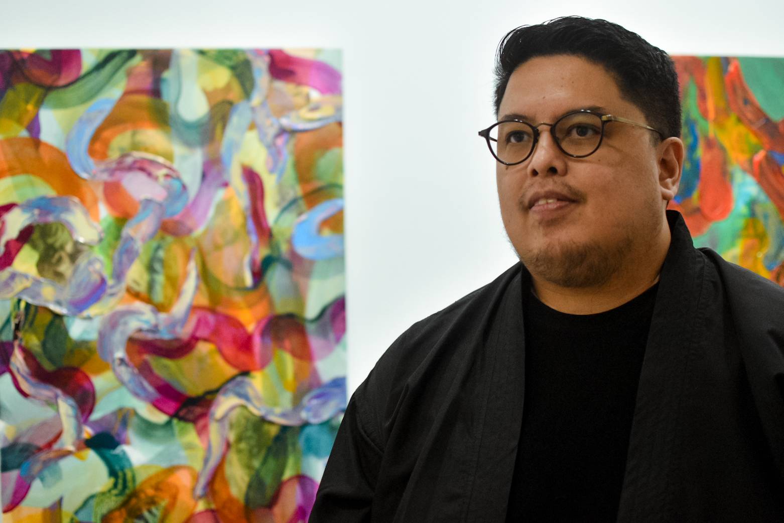 Portrait of Patrick de Veyra by Luis Antonio Santos.