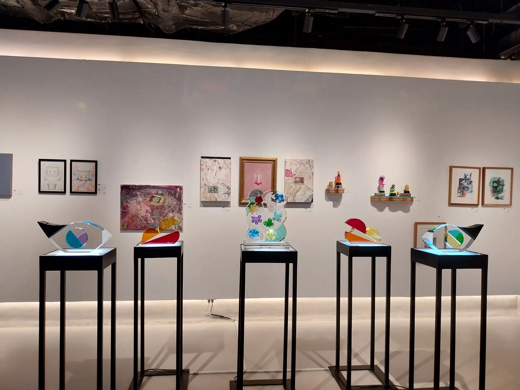 - BluPrint The five Anna Orlina works for the Galerie Stephanie exhibit "Emerging Out of a Crumbling Flank of Earth."