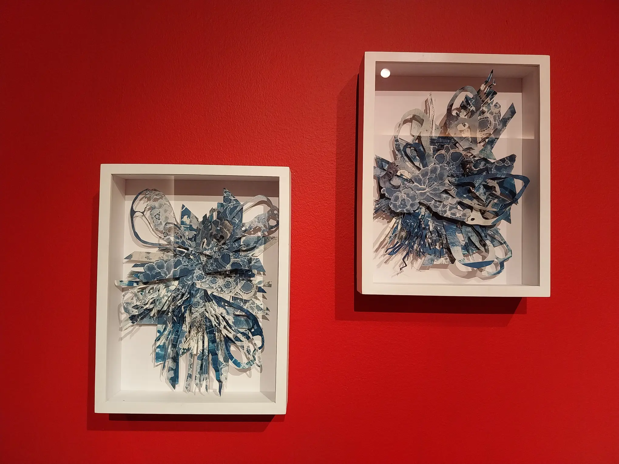 Ange Laybrinth's work for the exhibit.