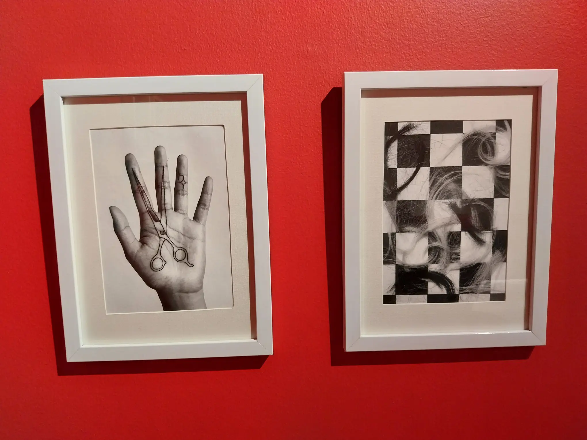 Works by Regie Hidalgo for "A Knife Sharpens Itself," a xenofeminism exhibit curated by Brisa Amir.