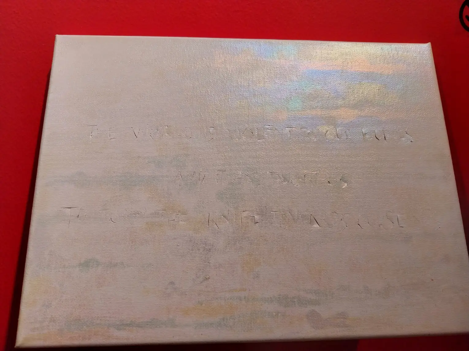 "Self-Inflicted" by Pam Quinto.