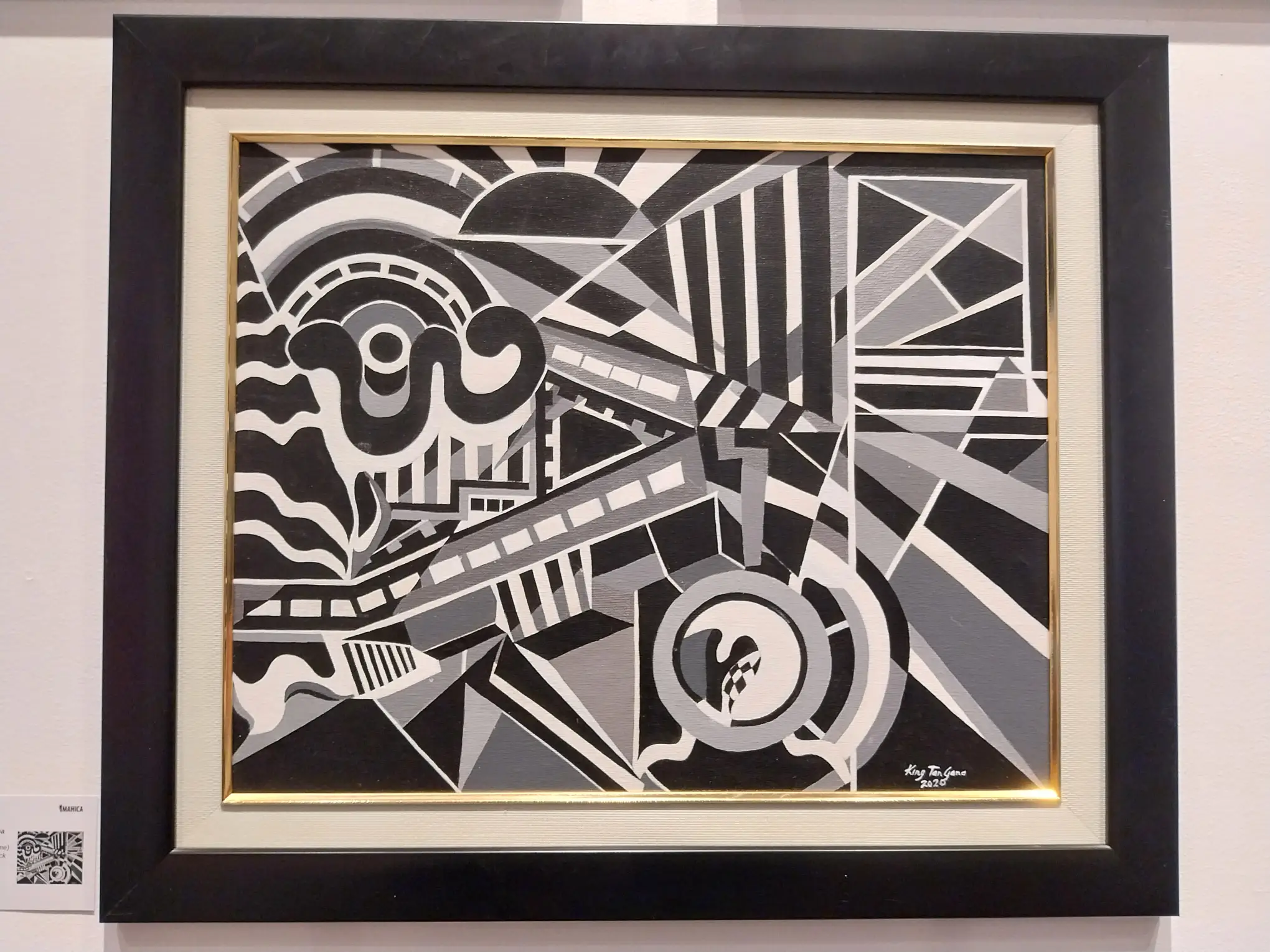 A work exhibited at "The Art of She," the Women's Month exhibit at Imahica Art.