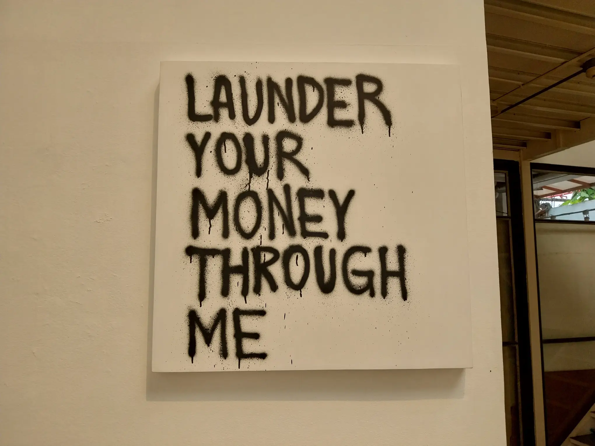 "LYMTM" by Chalk Zaldivar for his exhibit "State of the Art."