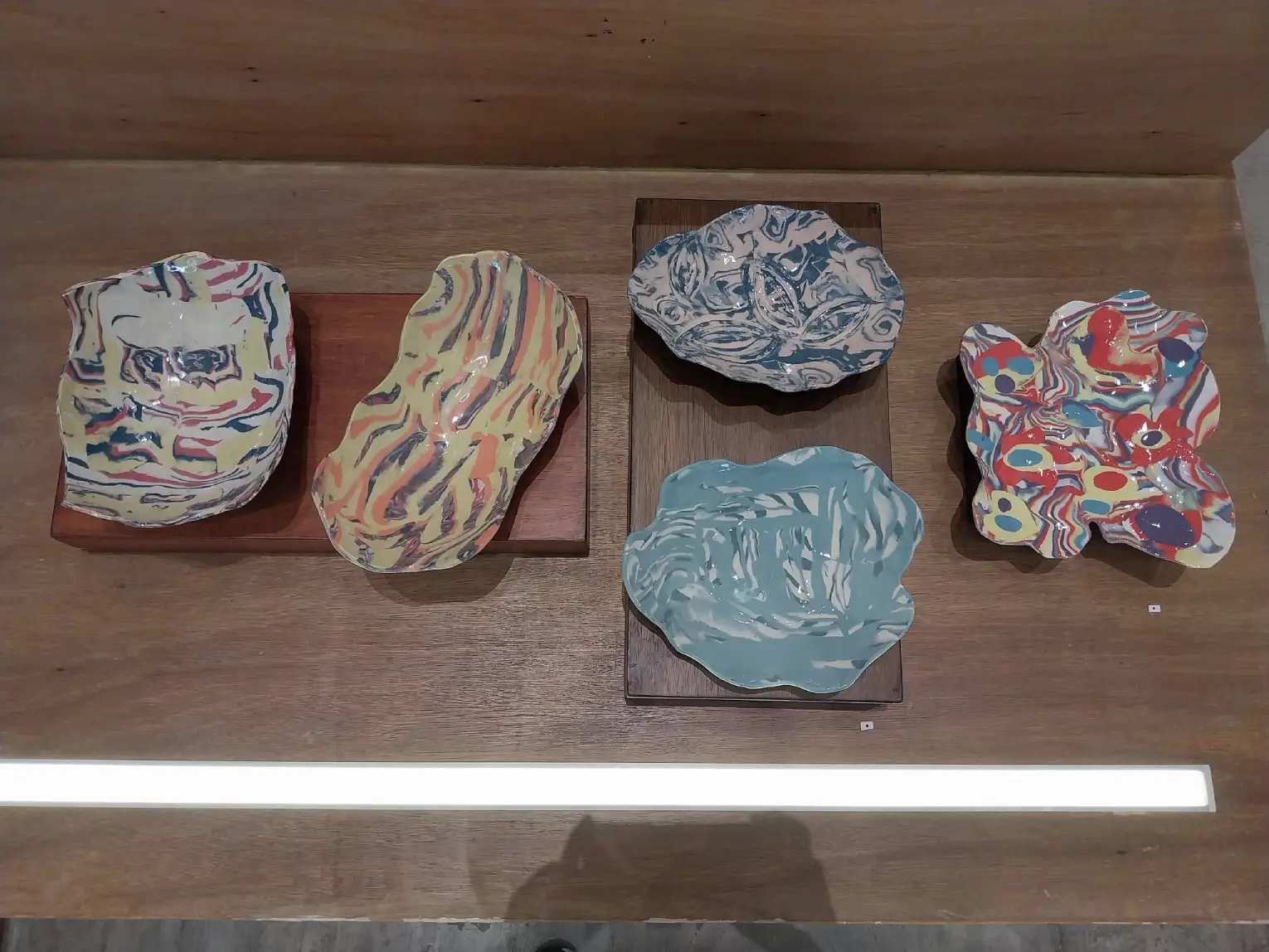 Works by Winnie Go for "Nerikomi."