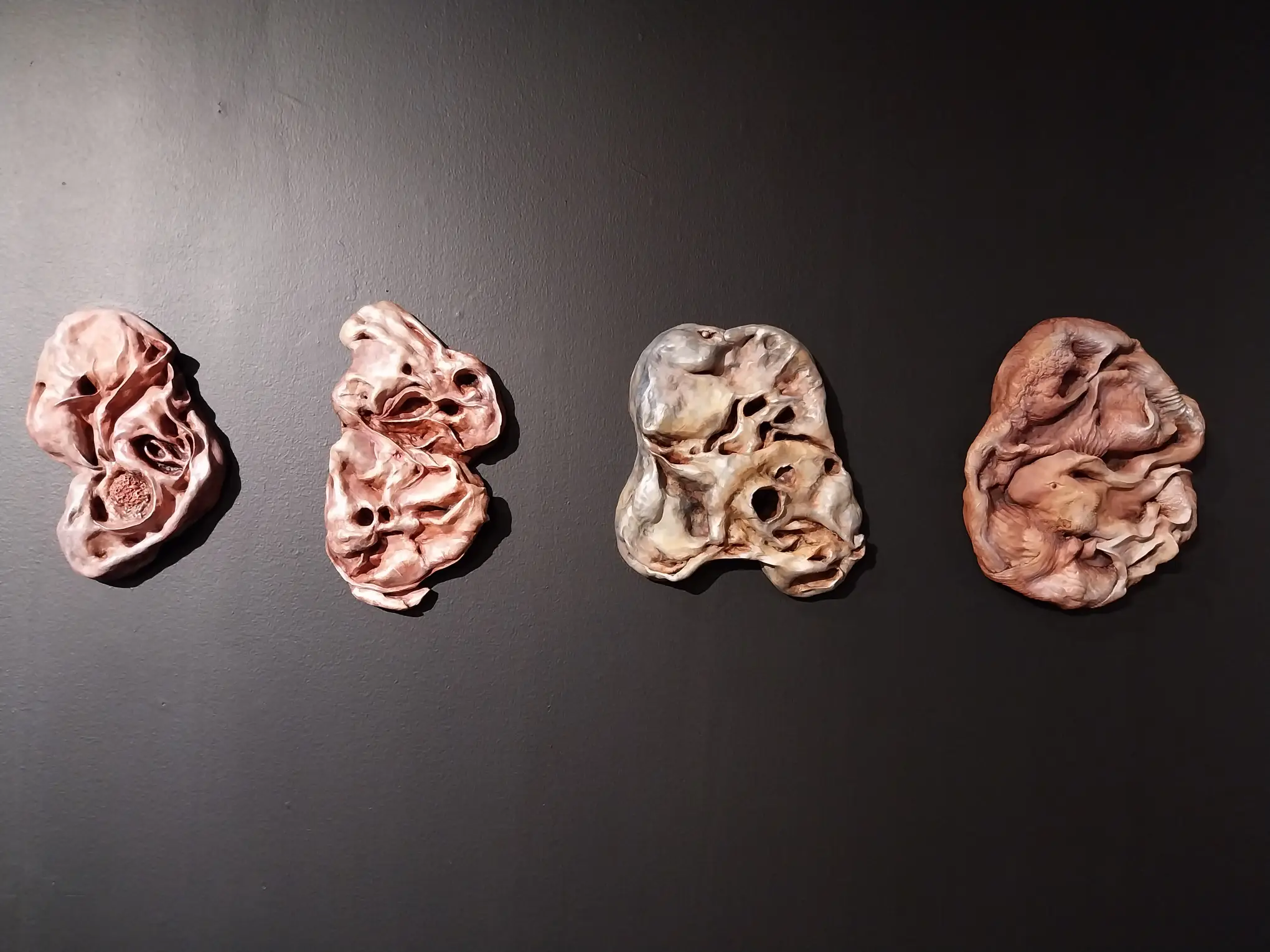 Four works by Sam Feleo.