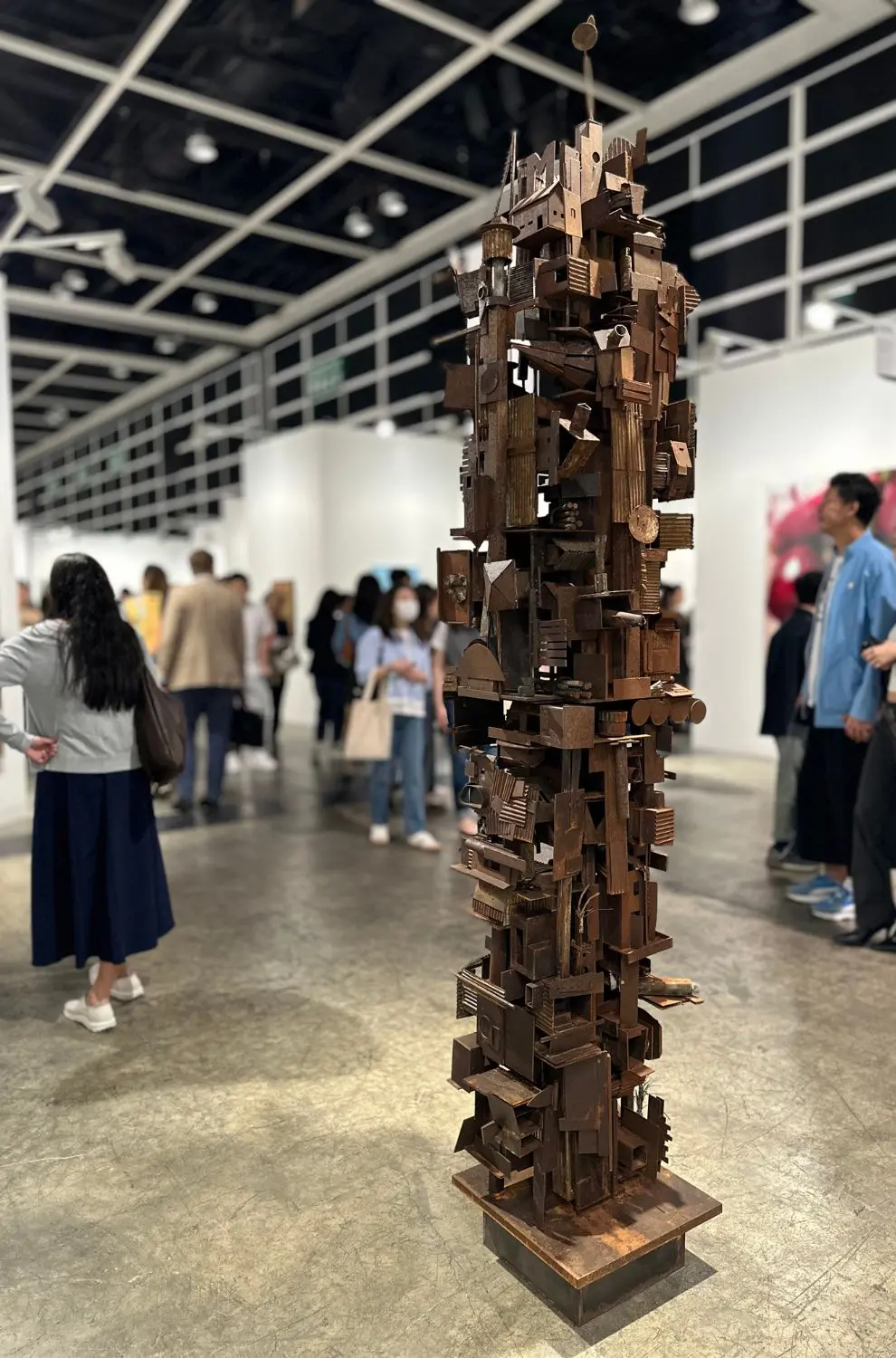 Isabel and Alfredo Aquilizan&rsquo;s imposing sculpture Monolith.