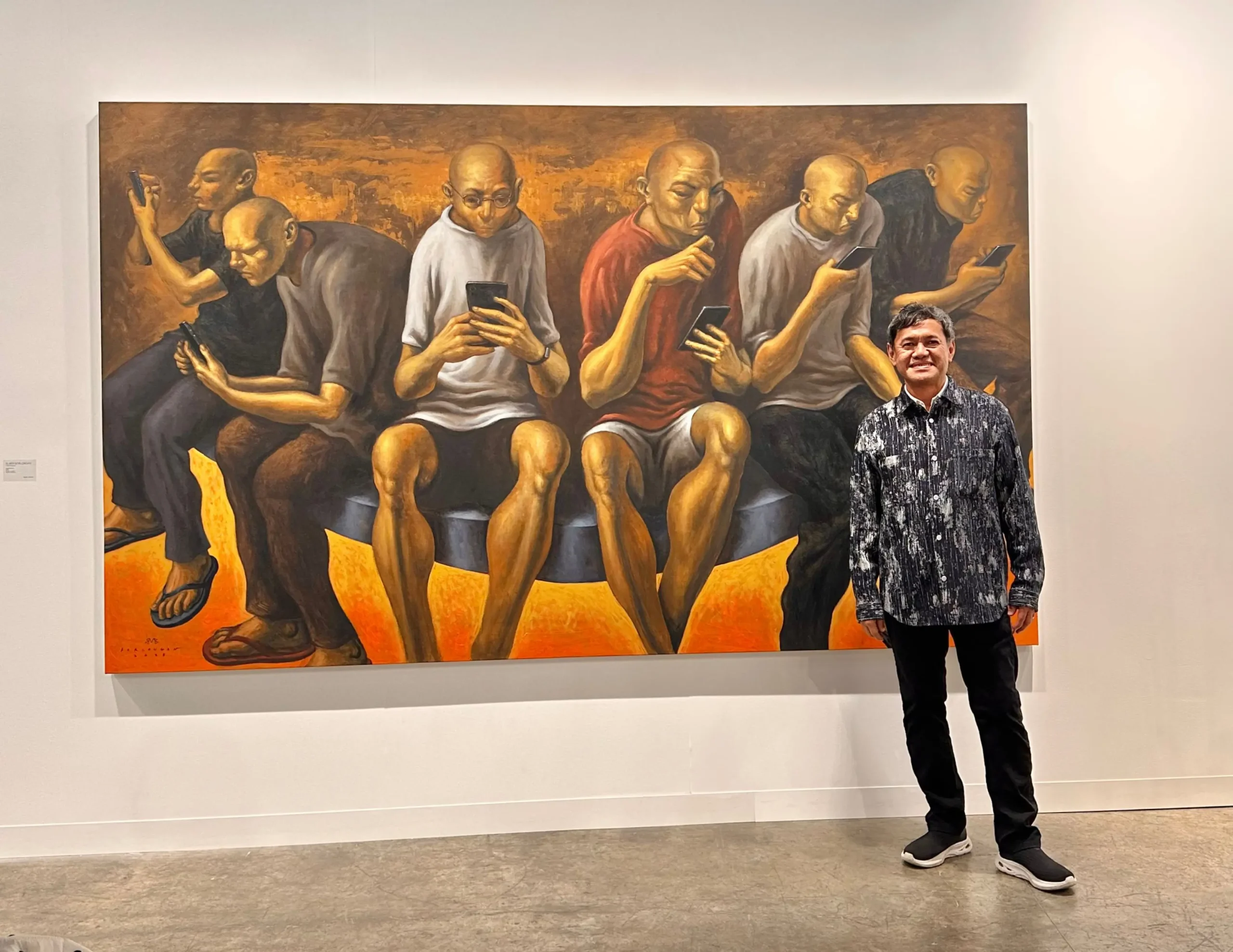 "Social Network" by Elmer Borlongan.