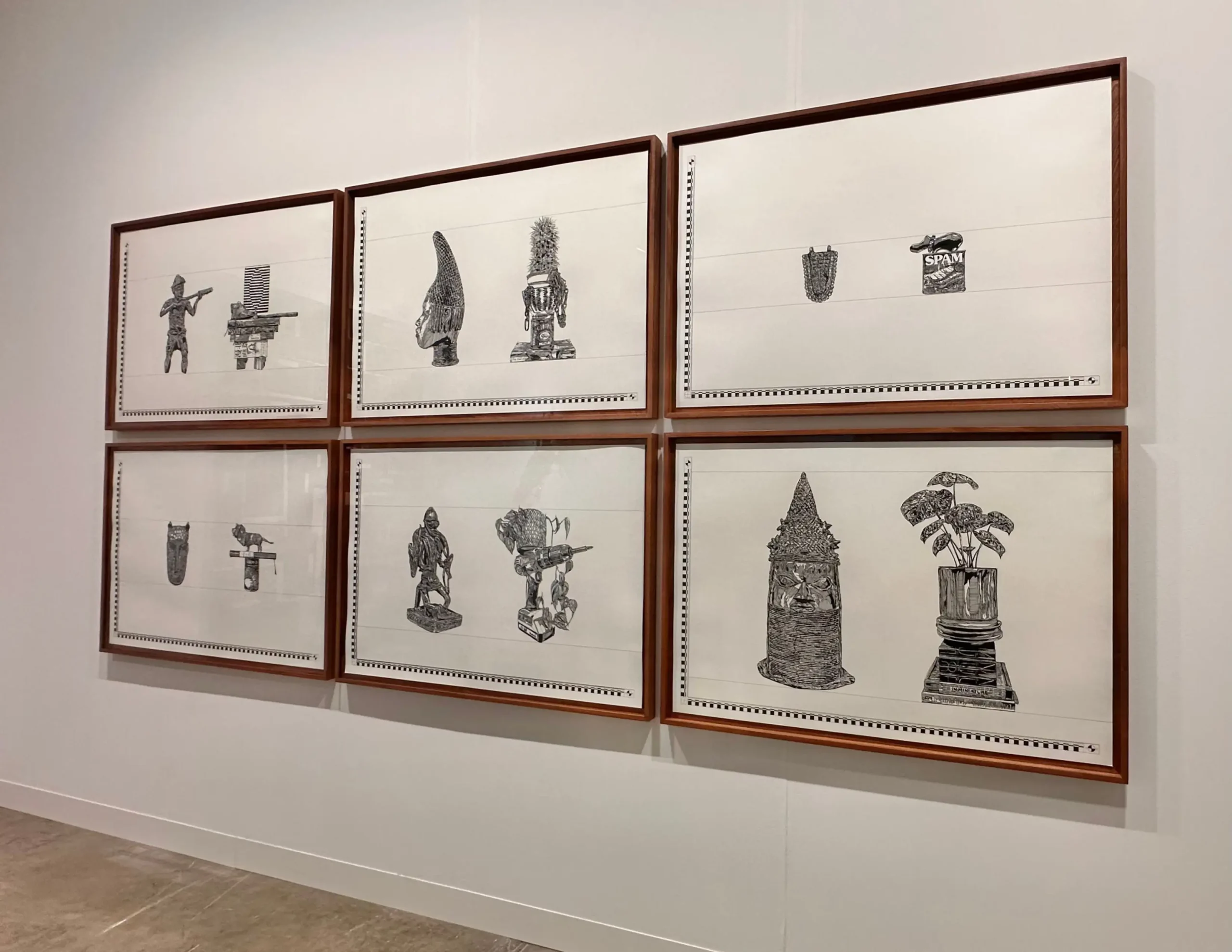 6 works by Pio Abad.