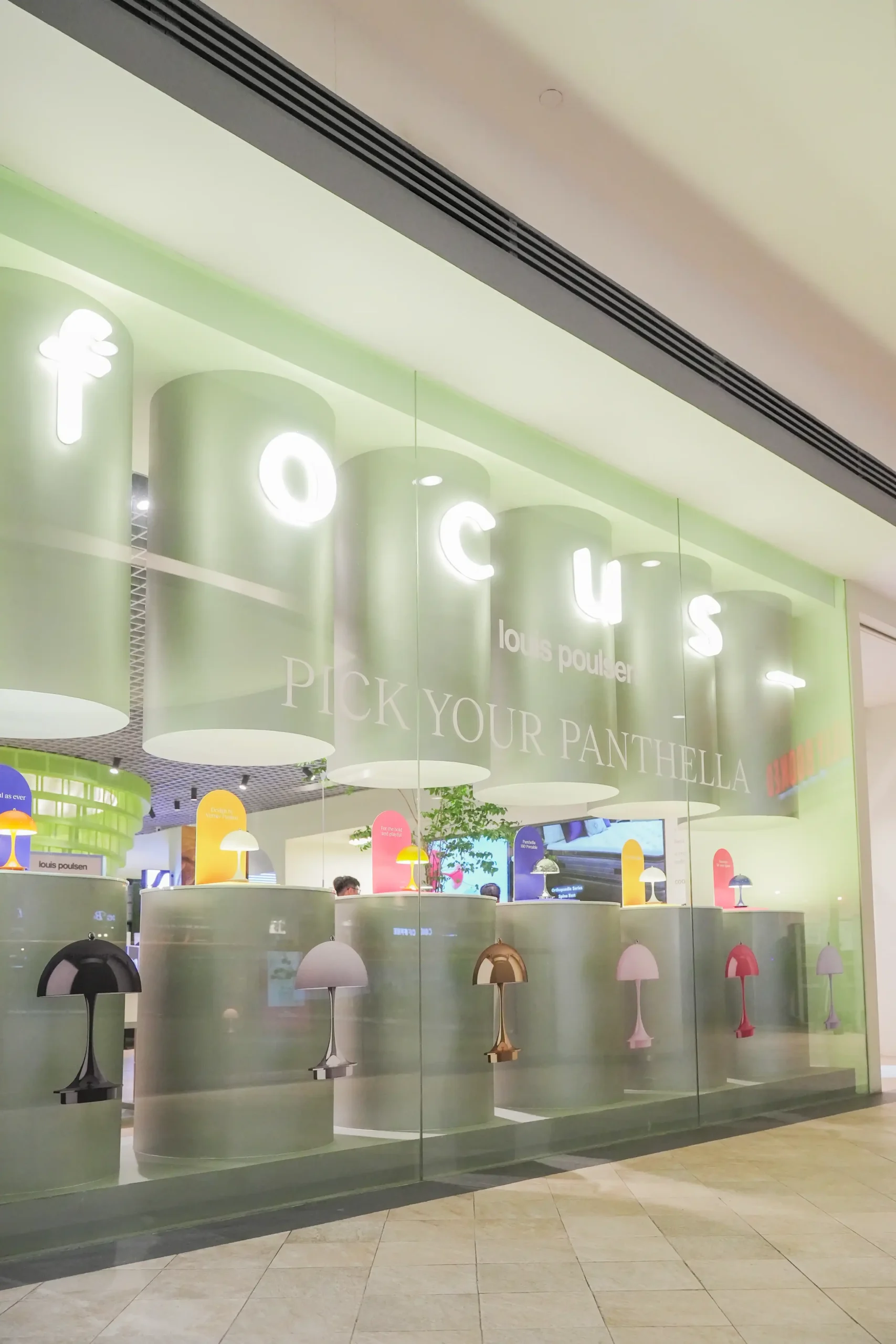 The facade of focus_ concept store at Rockwell Power Plant Mall.