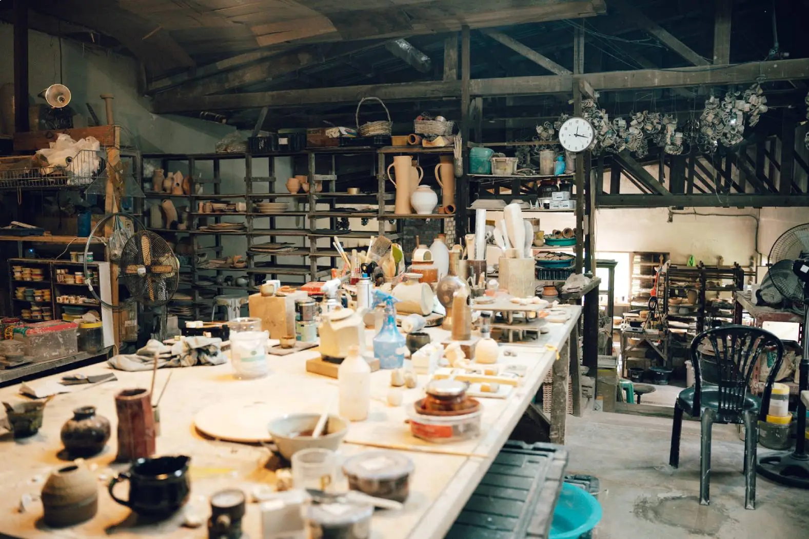 The personal workshop of Jon and Tessy Pettyjohn.