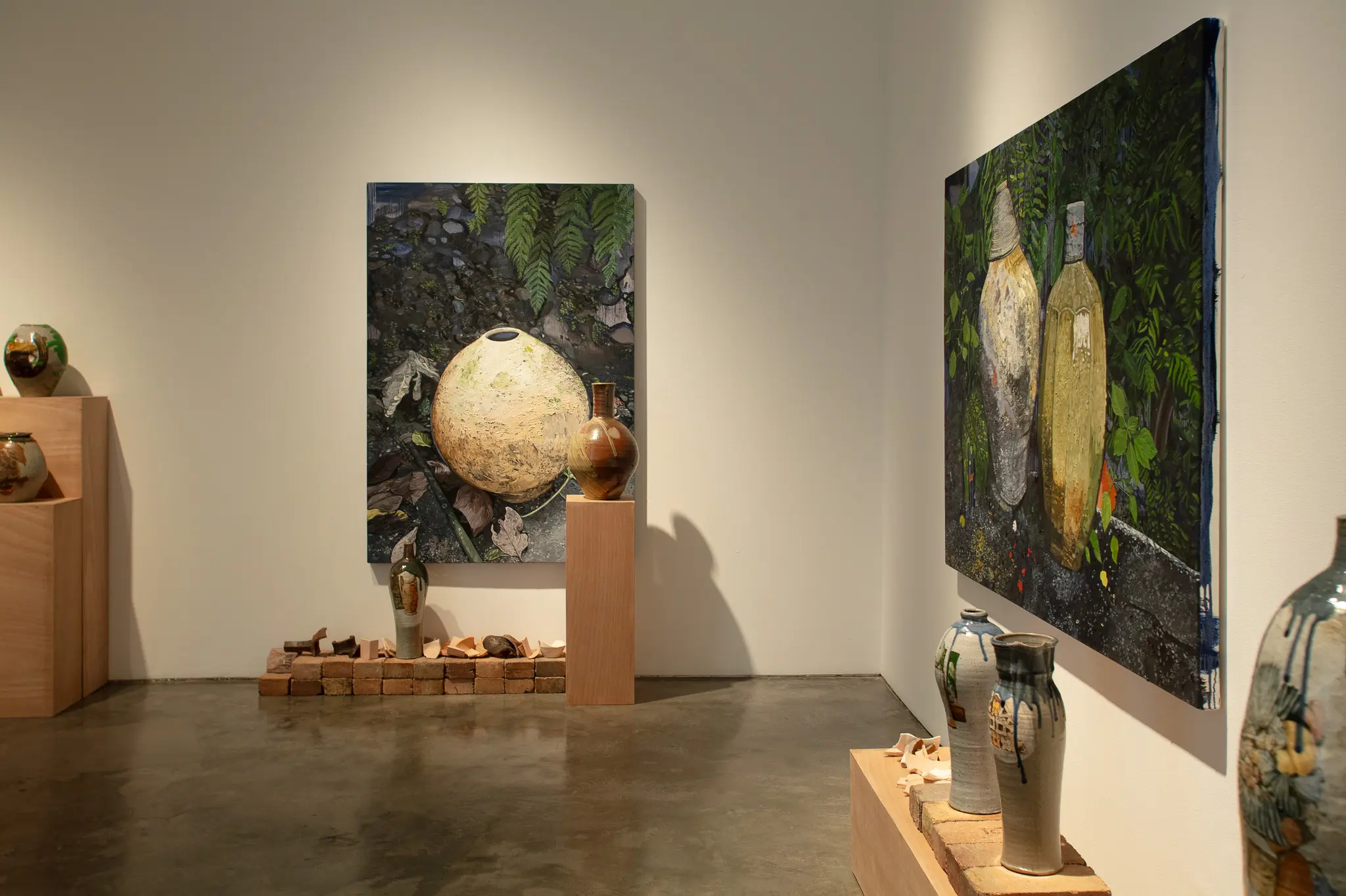 Installation view of "Reflections, in Situ."