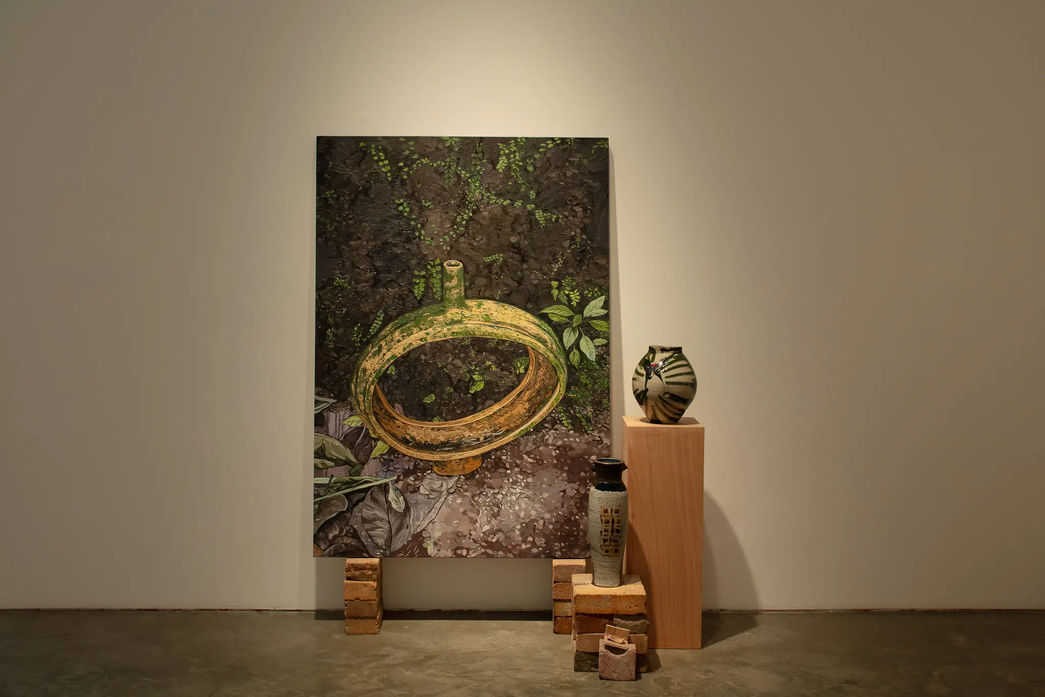 Installation view of "Reflections, in Situ."