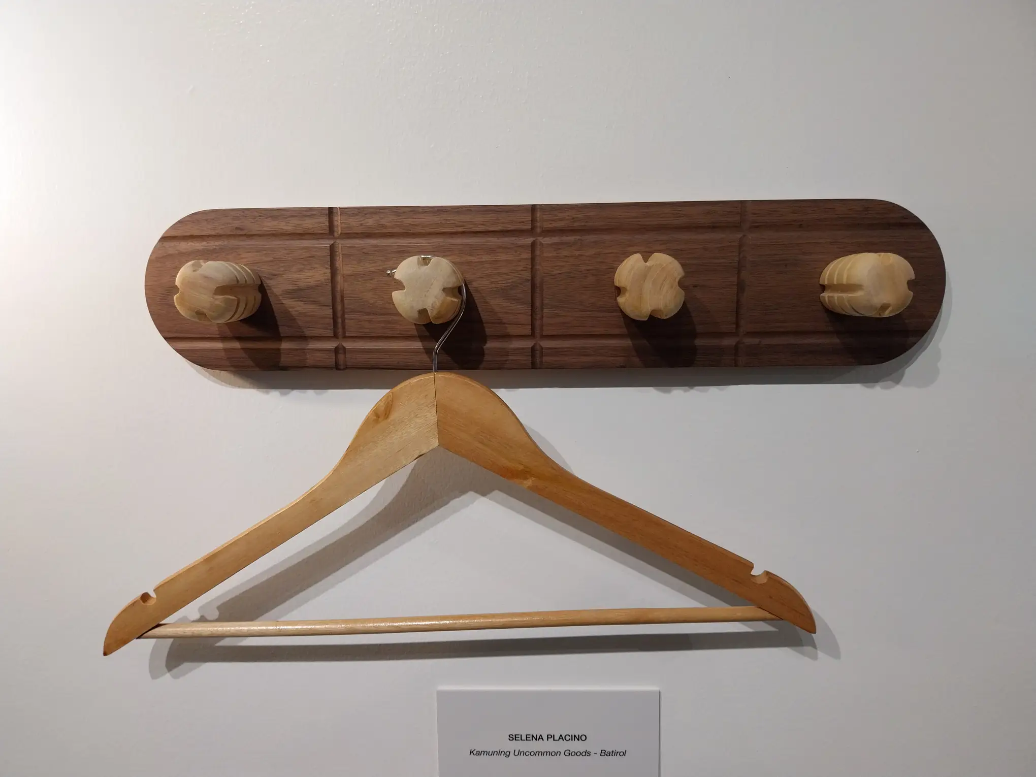 "Batirol Hook Rack" by Selena Placino for "No Boundaries by NewFolk."