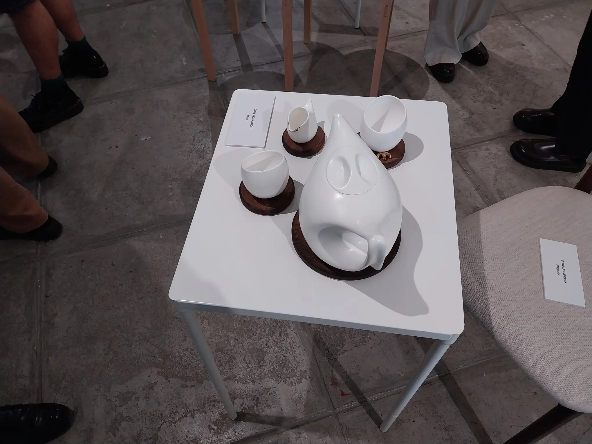 Chini Lichangco's "Maya Tea Set" for "No Boundaries by NewFolk," curated by Gabriel Lichauco.