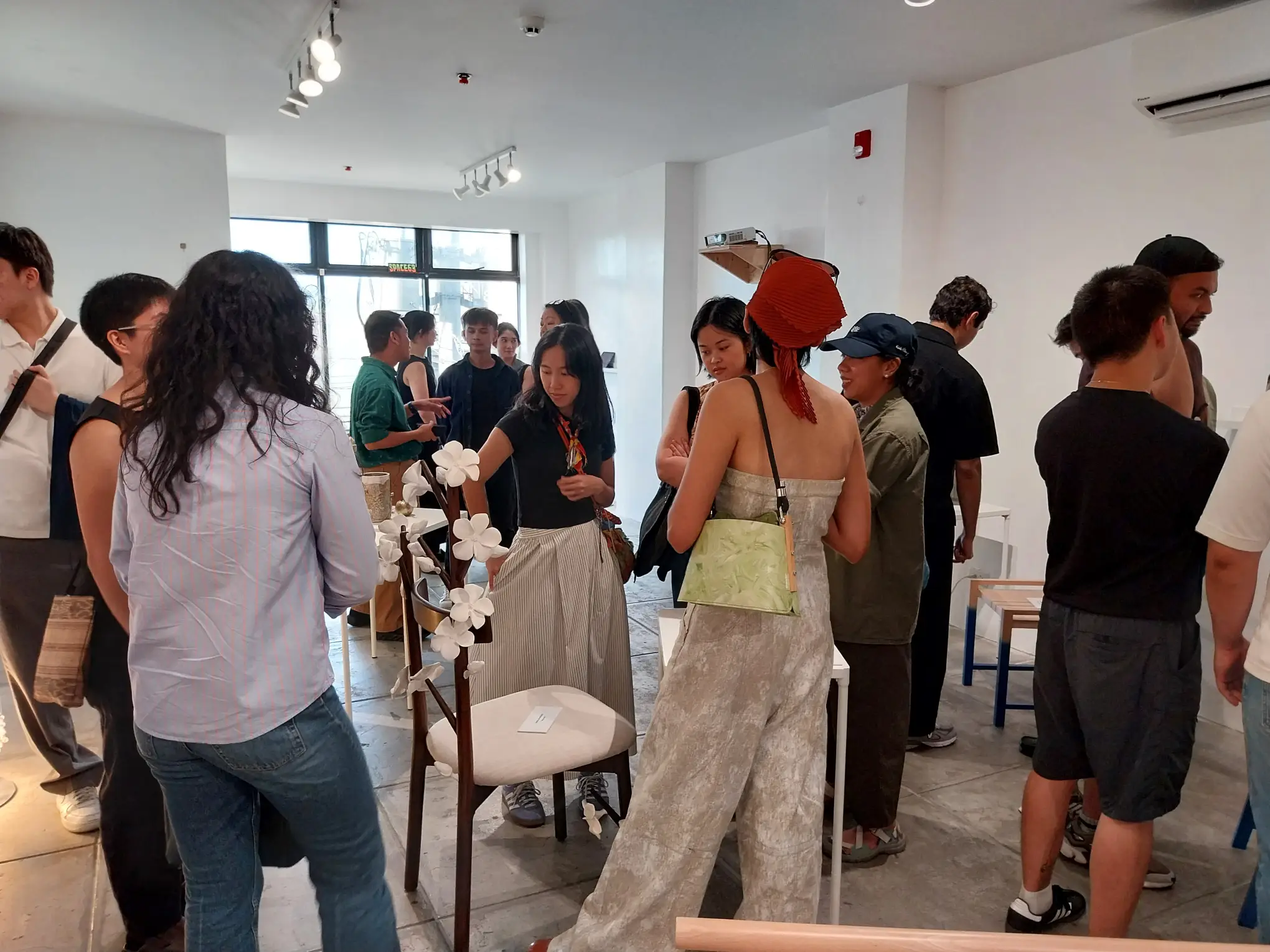 The crowd at the opening of "No Boundaries by NewFolk," curated by Gabriel Lichauco.