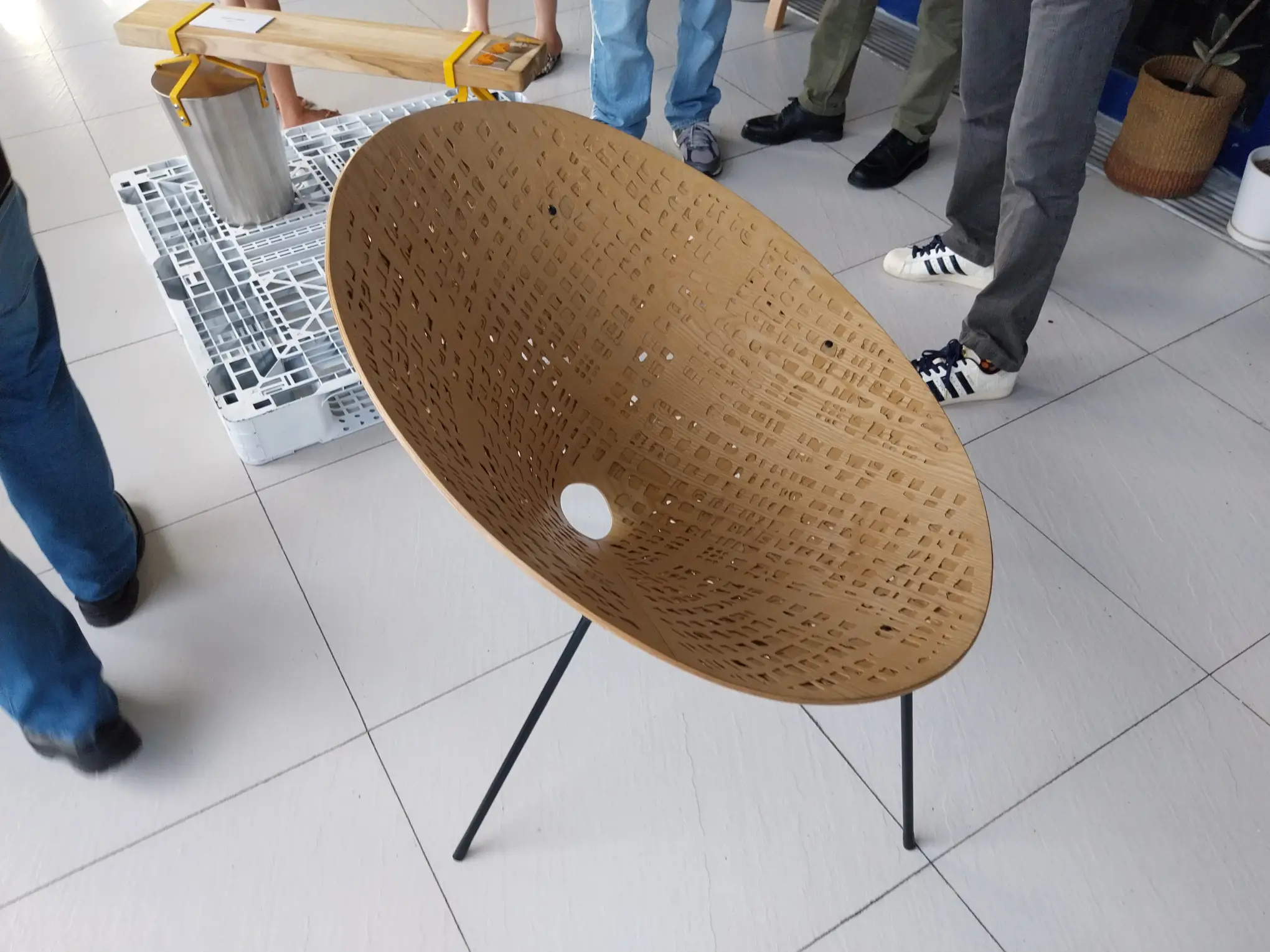 "Hatch Occasional Chair" by Gia Viray for "No Boundaries by NewFolk."