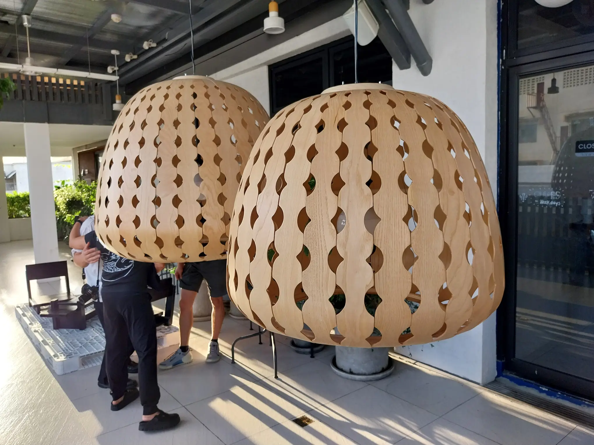 "Tulip Hanging Lamp" by Gia Viray for "No Boundaries by NewFolk."