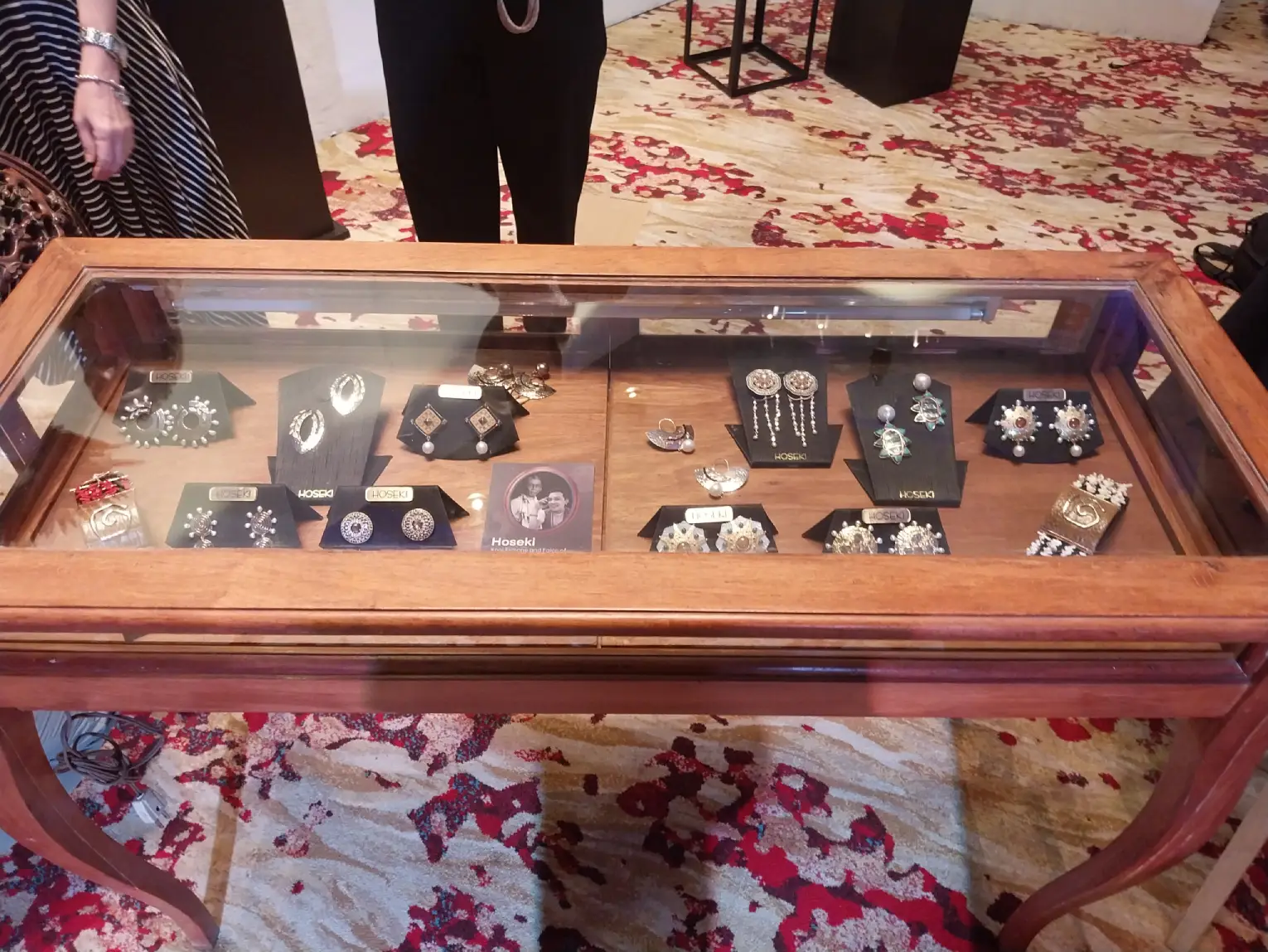 Some of jewelry shown in the lifestyle fair.