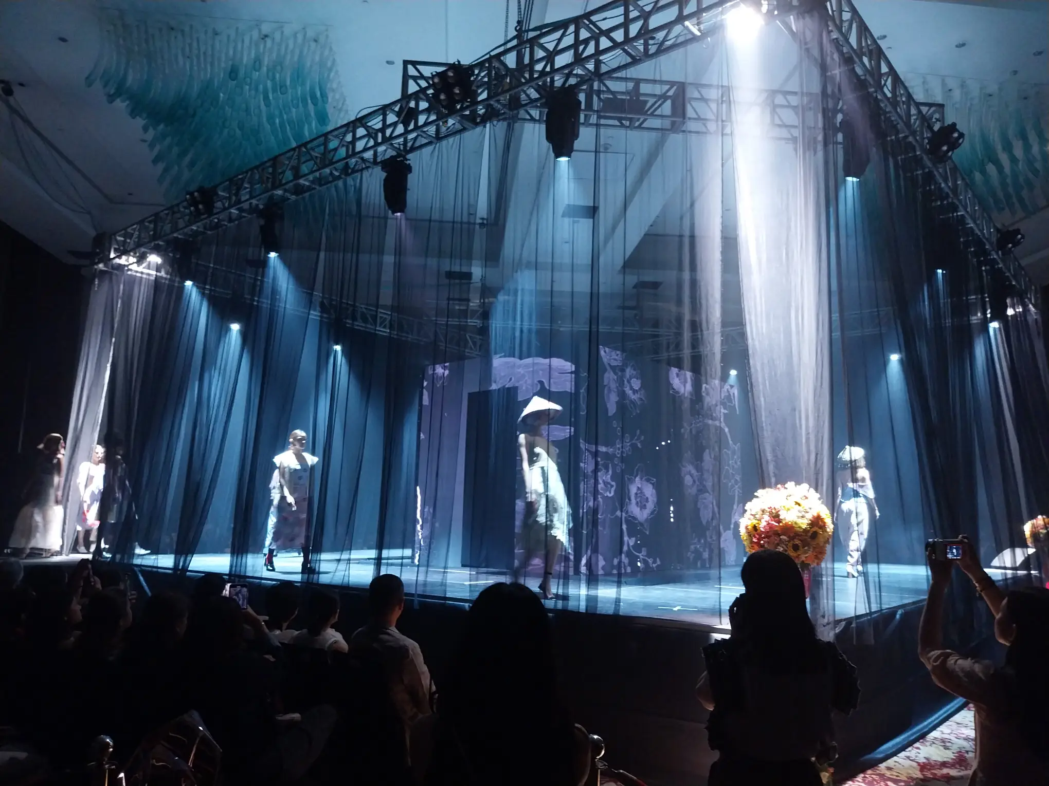 Art couture runway show "Luminous Threads" for "Lamina: A Curated Lifestyle Fair."