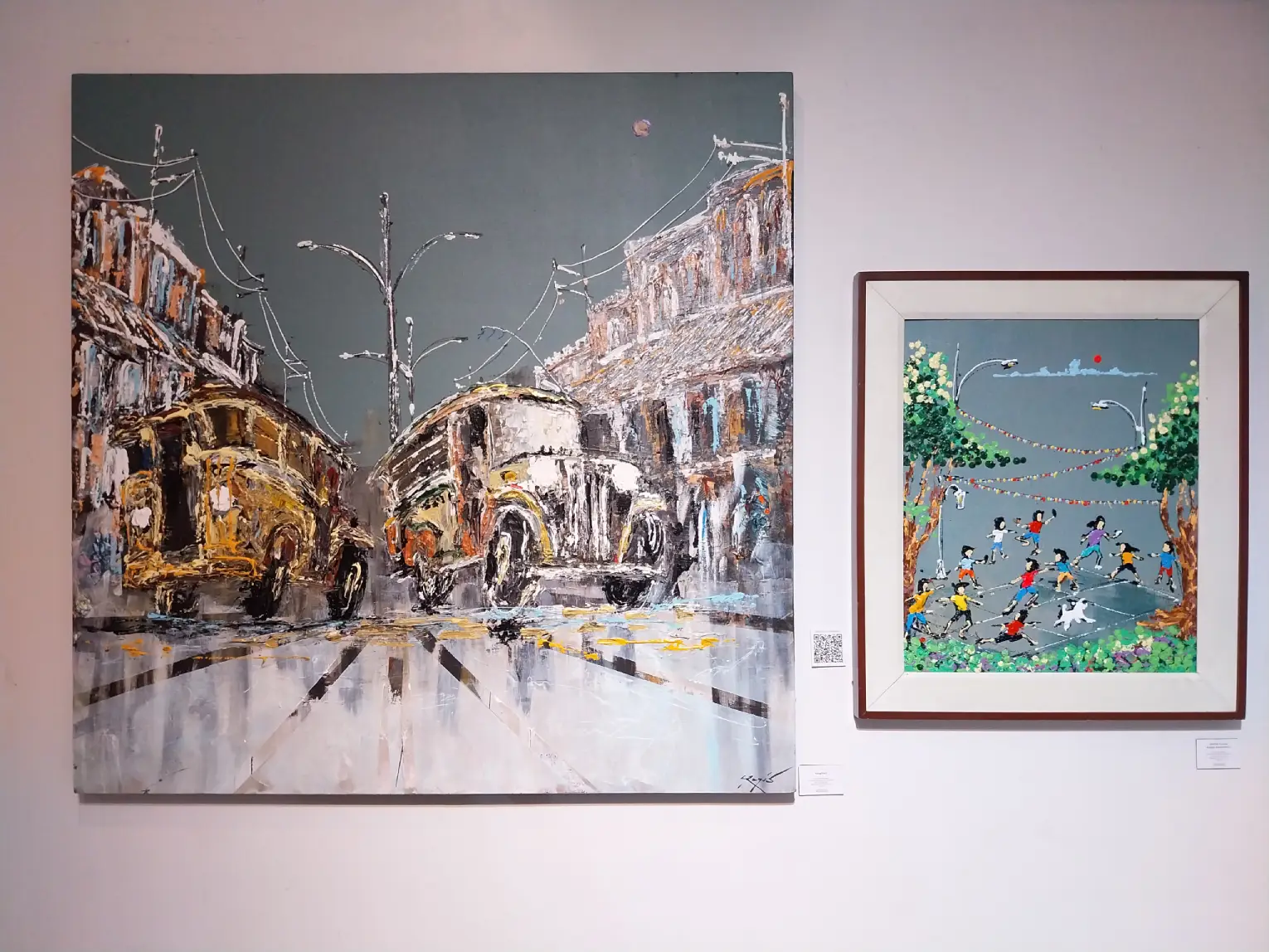 Two artworks by Christian Regis for "What Now?"