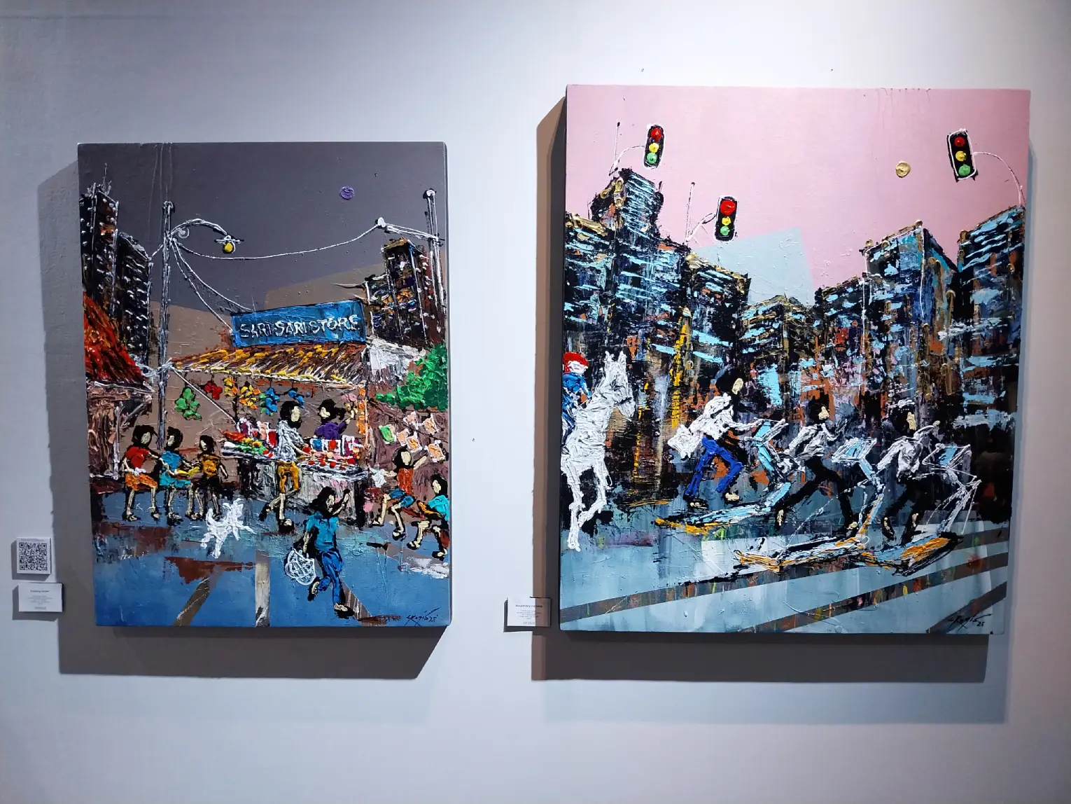 Two artworks by Christian Regis for "What Now?"