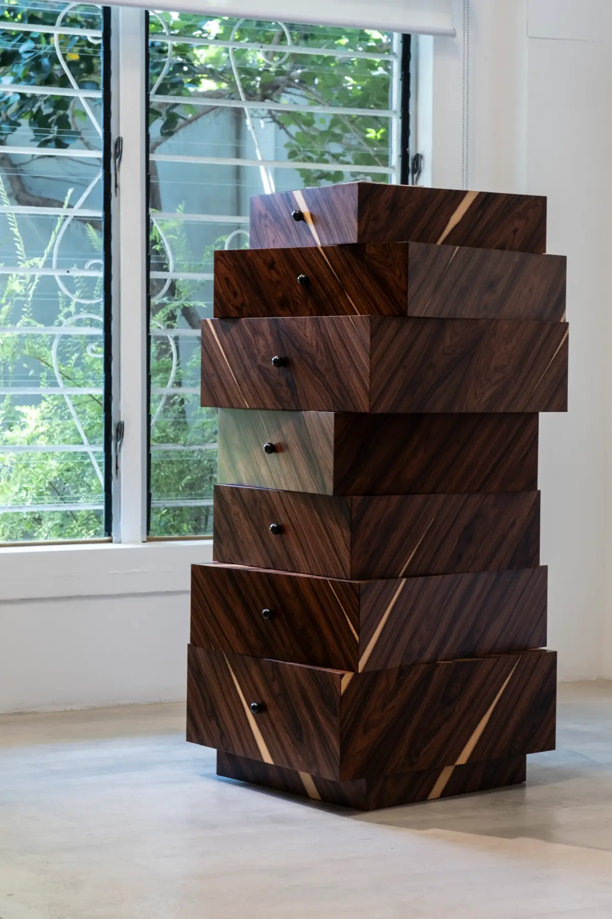 The Schubladenstapel, a Röthlisberger product as shown in the atelier of Edwin Uy.