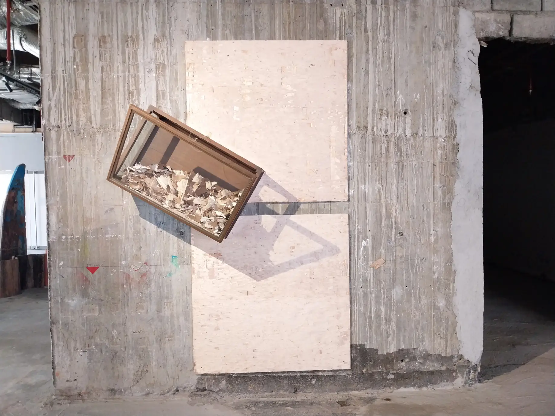 A work featured in "Here & Now & Now & Then."